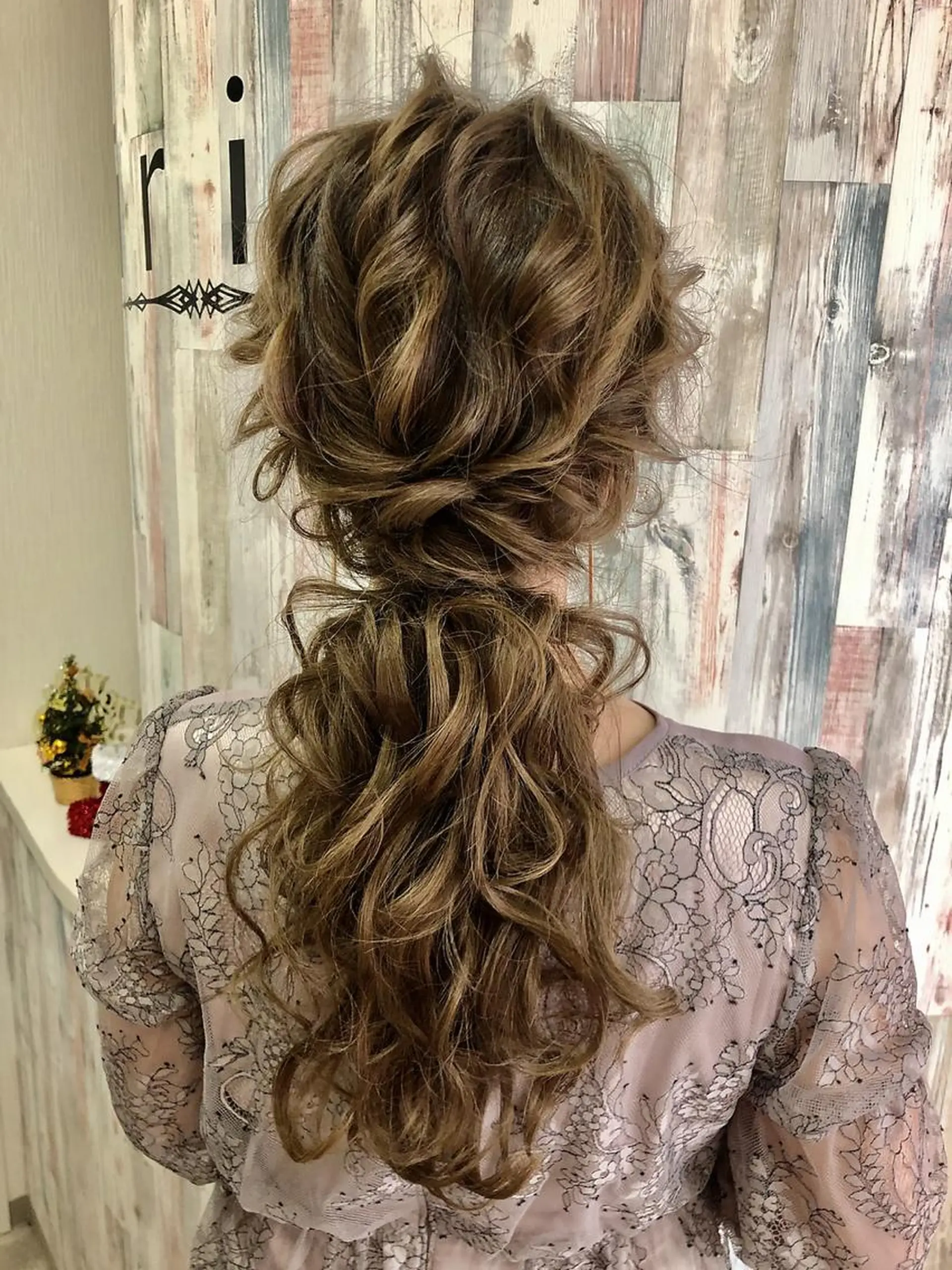 ロング カラー ヘアアレンジ 🌿nudeカラー/ レイヤー/藤原🌿のヘアスタイル