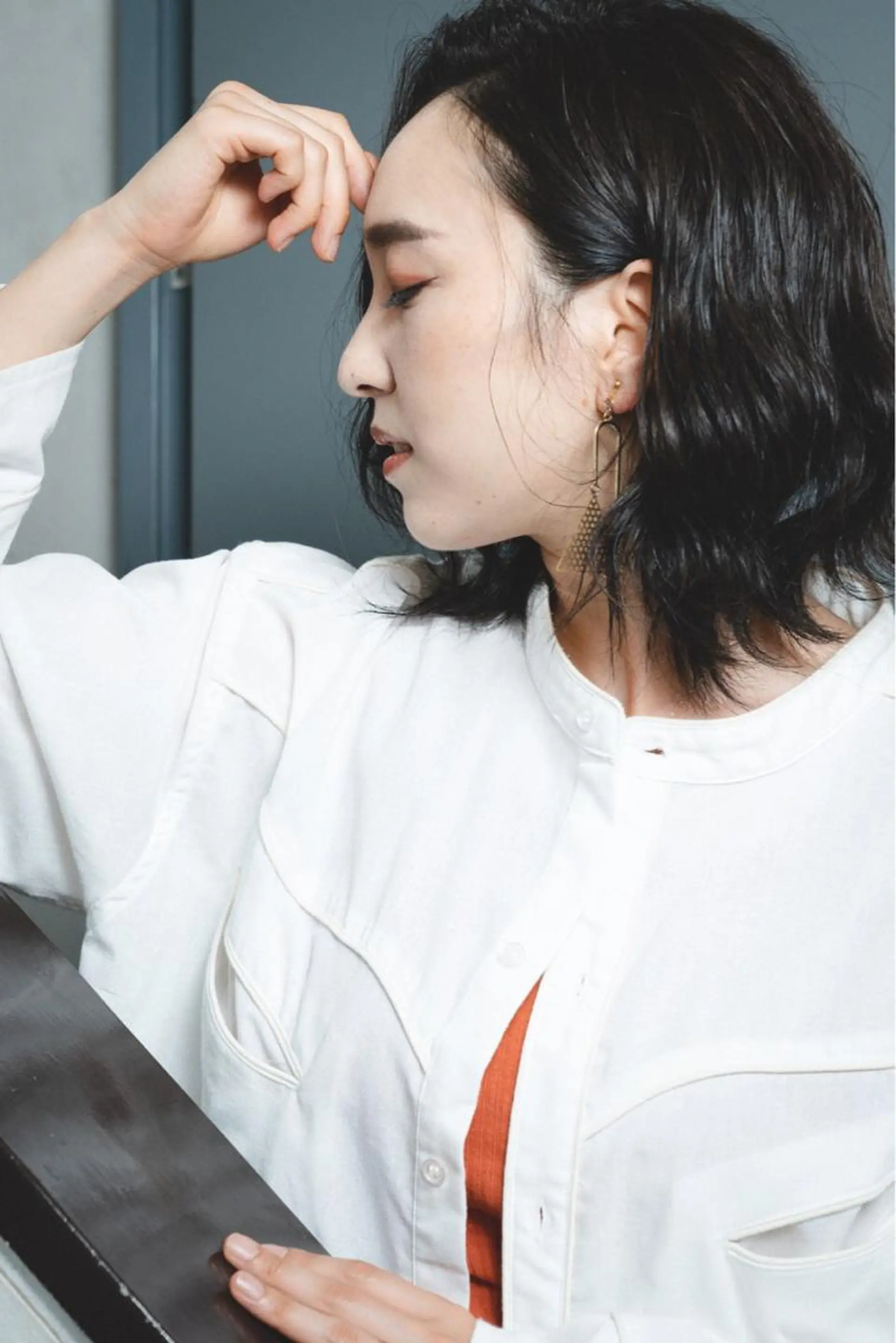 ミディアム カラー ヘッドスパ シェアハピ ヤマモトのヘアスタイル