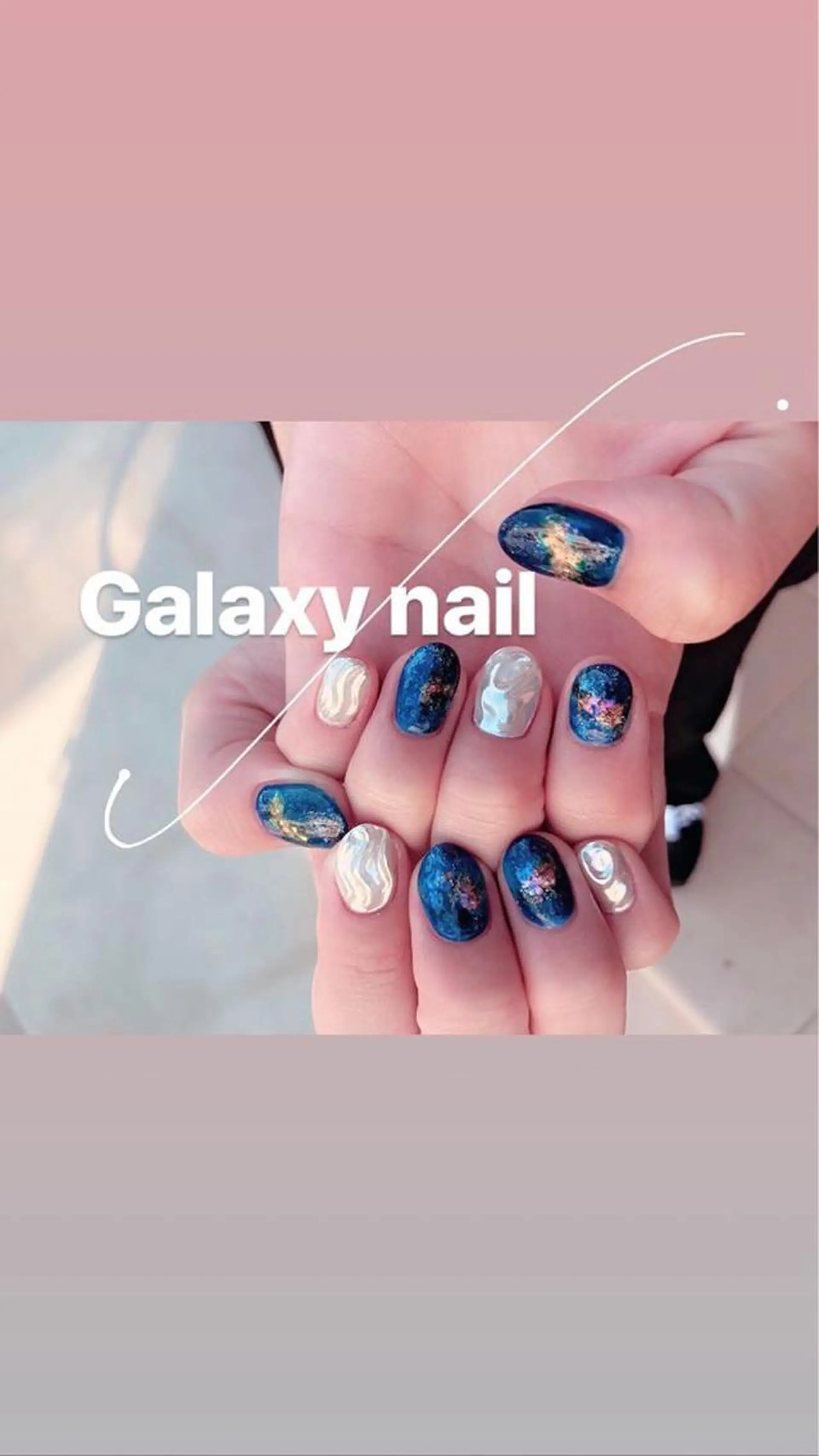 ネイル ミラーネイル ハンドネイル Nail salon Museのネイルデザイン