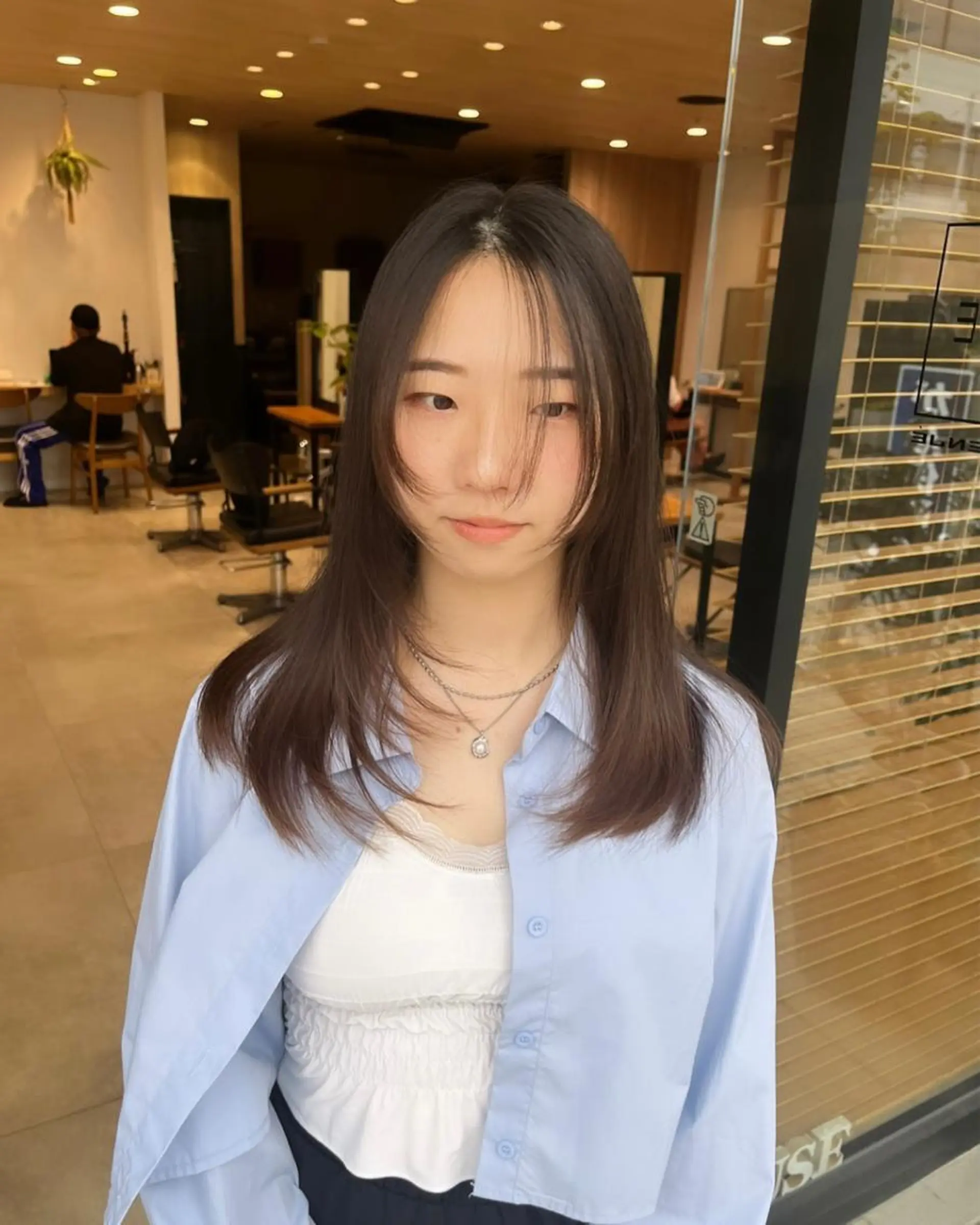 ミディアム 産休中です 艶カラー♡オカのヘアスタイル