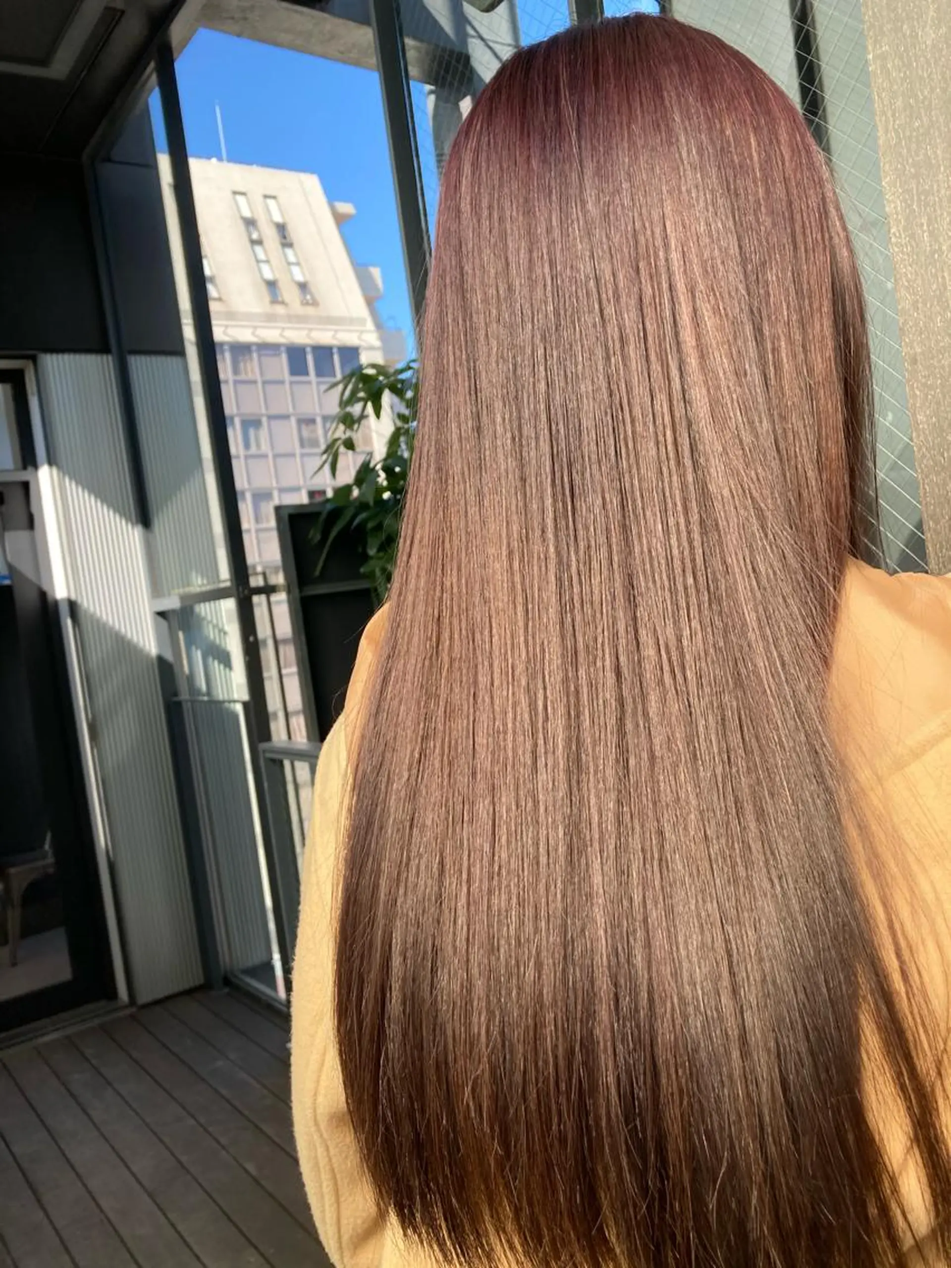 ロング カット ヘアカラー 縮毛矯正 トリートメント 髪質改善🇰🇷 店長🇰🇷keiのヘアスタイル