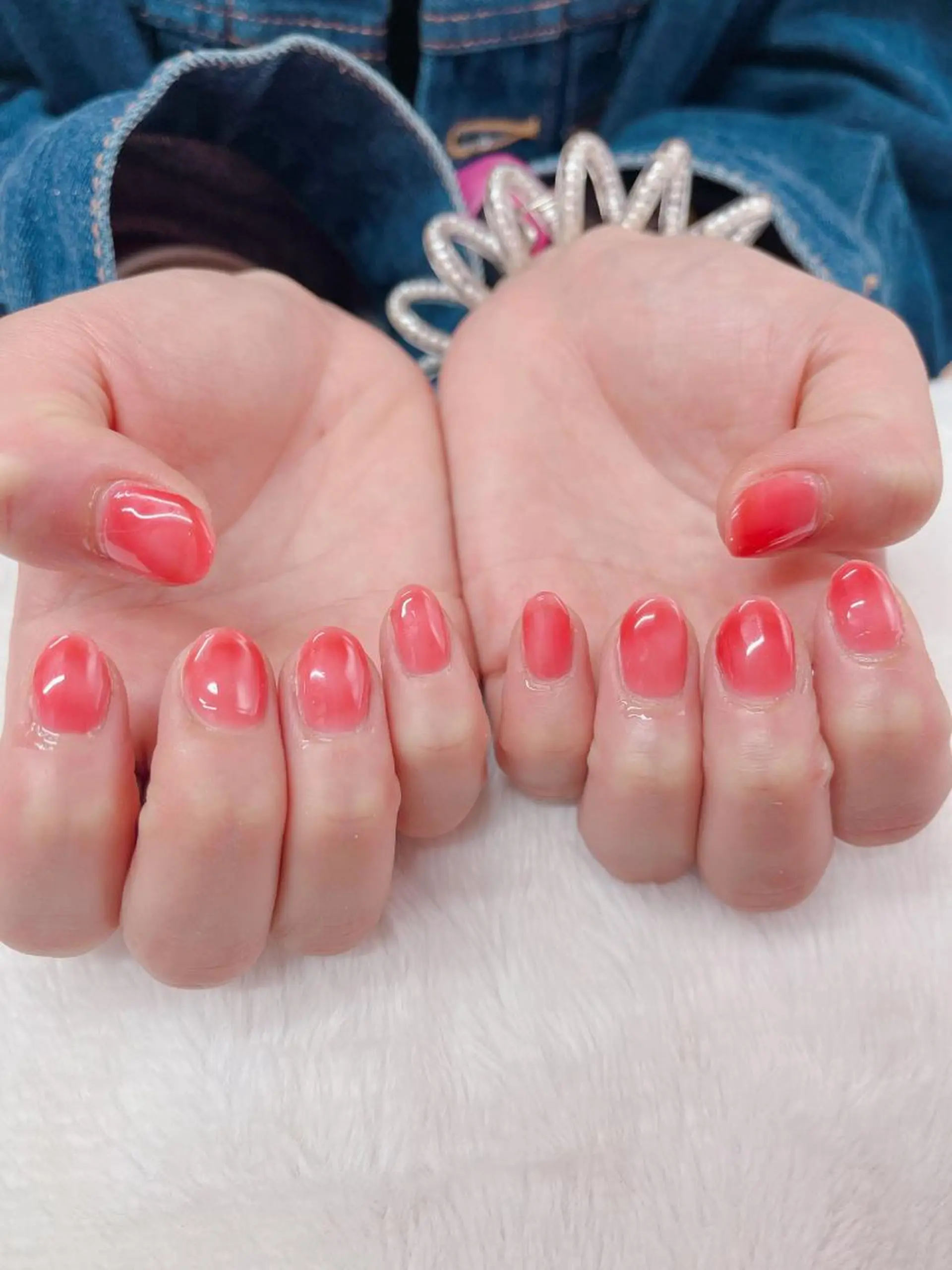 ネイル ワンカラーネイル ハンドネイル kaenail 瑞江のネイルデザイン