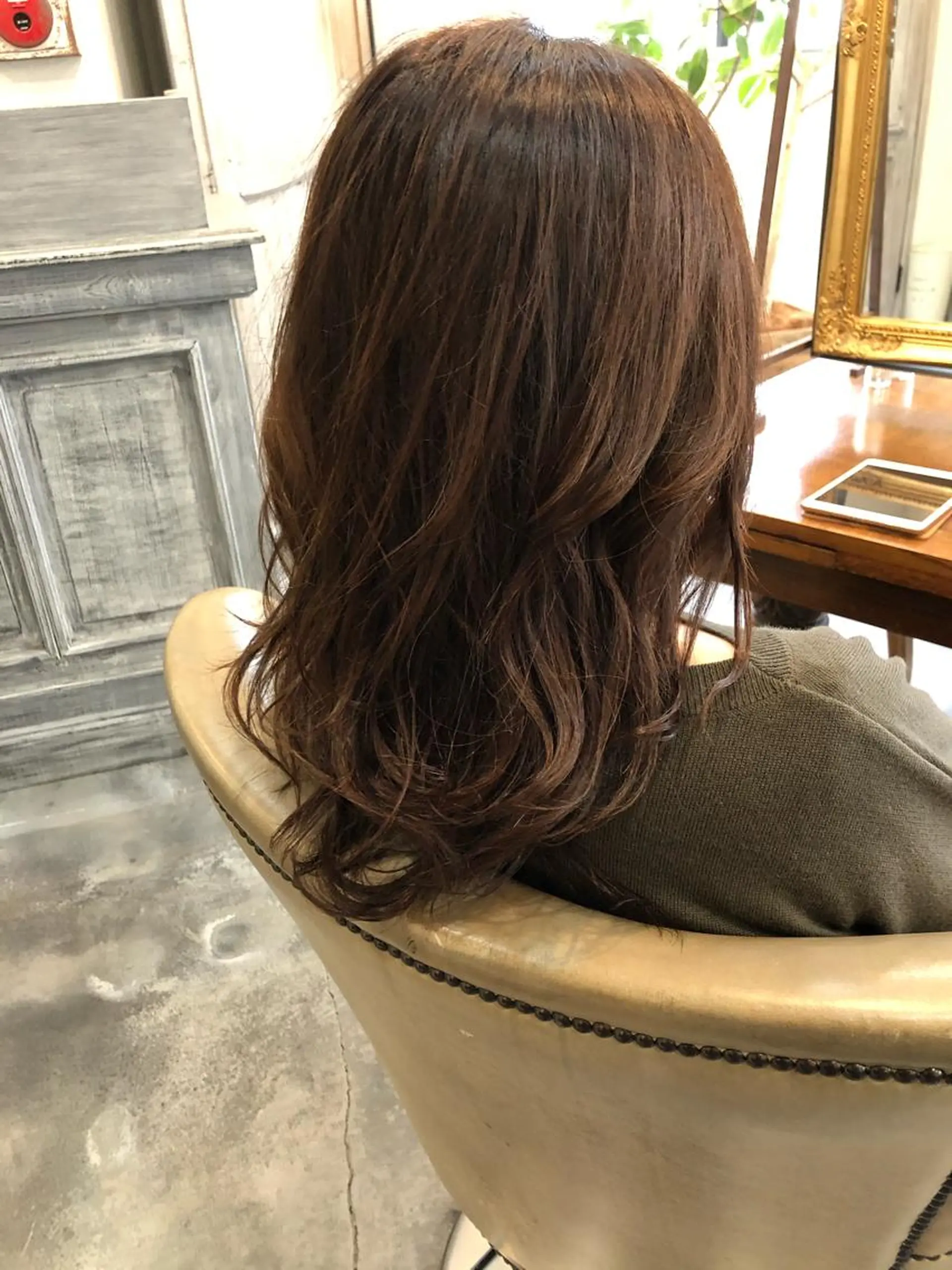 セミロング カラー ヘアアレンジ Gardenhair 小笠原篤矢ショートのヘアスタイル