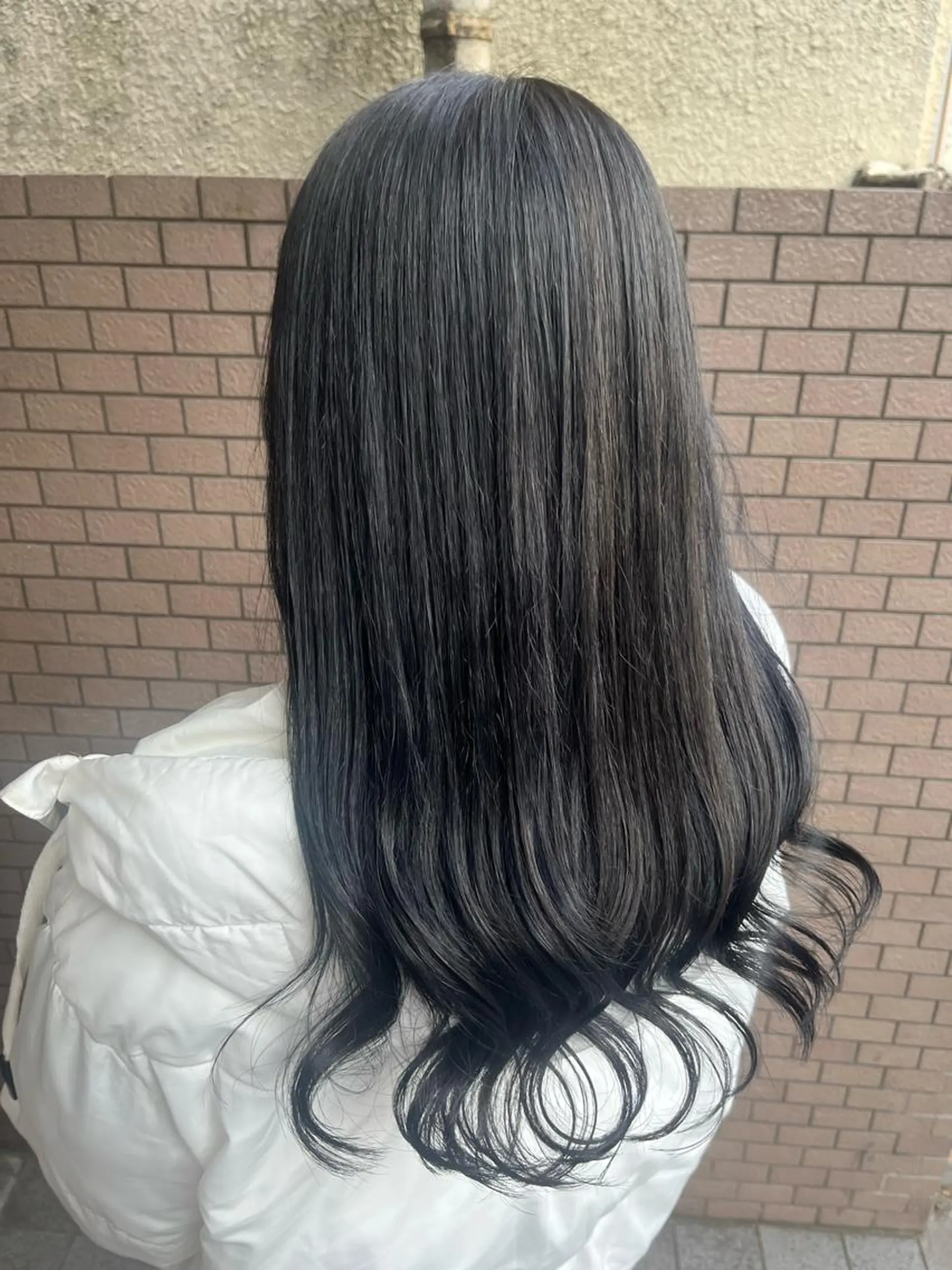 ロング カラー 艶髪/ハイトーン/ ヘアセット/モエノのヘアスタイル