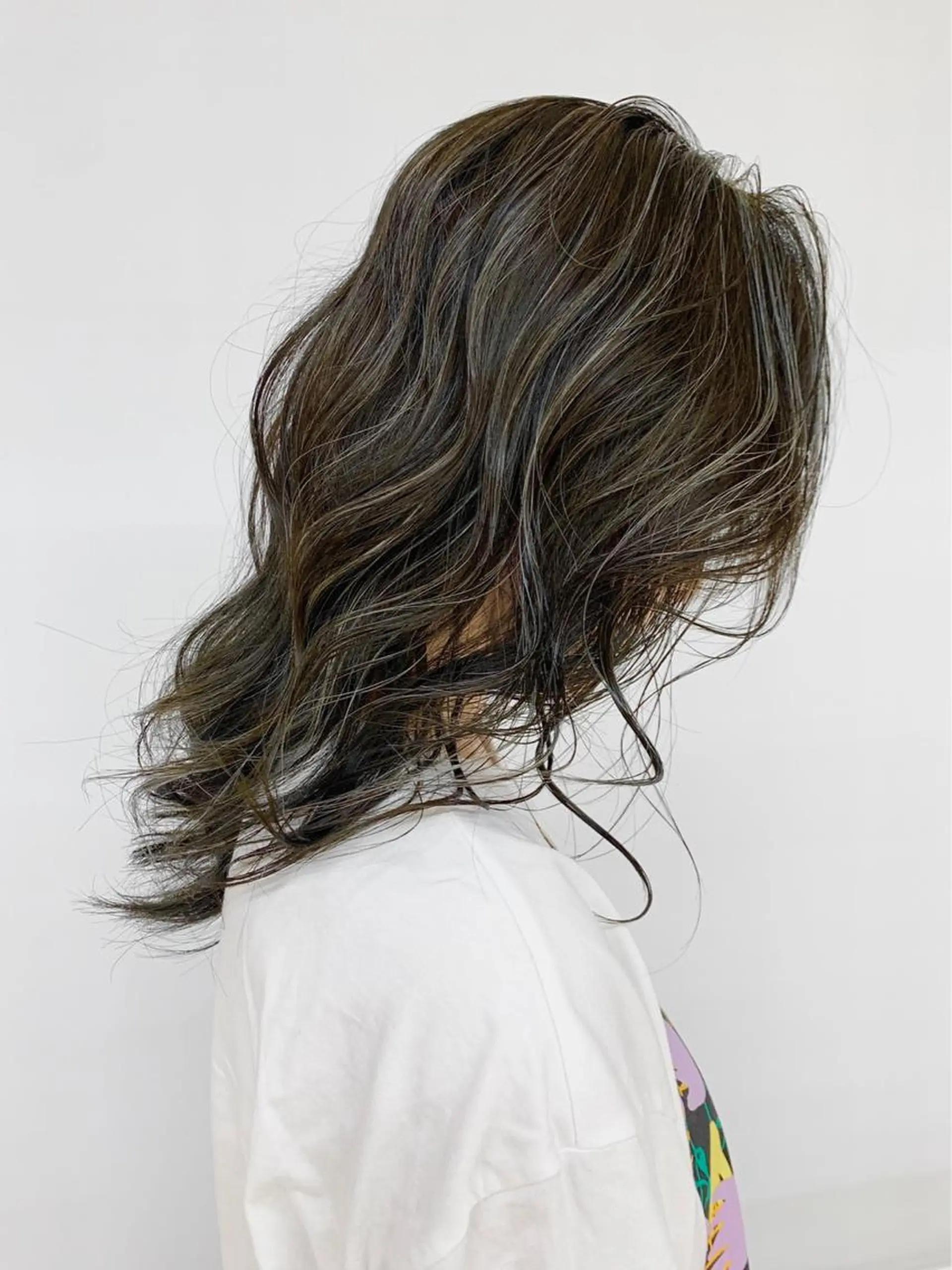 セミロング カラー 🔥men's特化 🔥三上 拓真のヘアスタイル