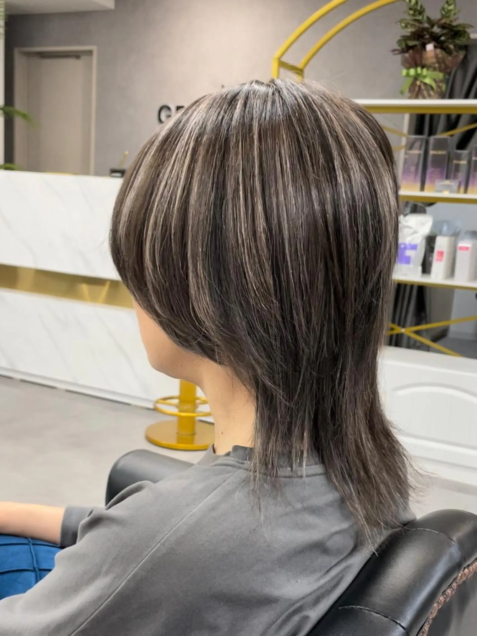 ショート senjyu GINZA所属・バレイヤージュ/ハイ ライト/庄司鉄平のヘアスタイル