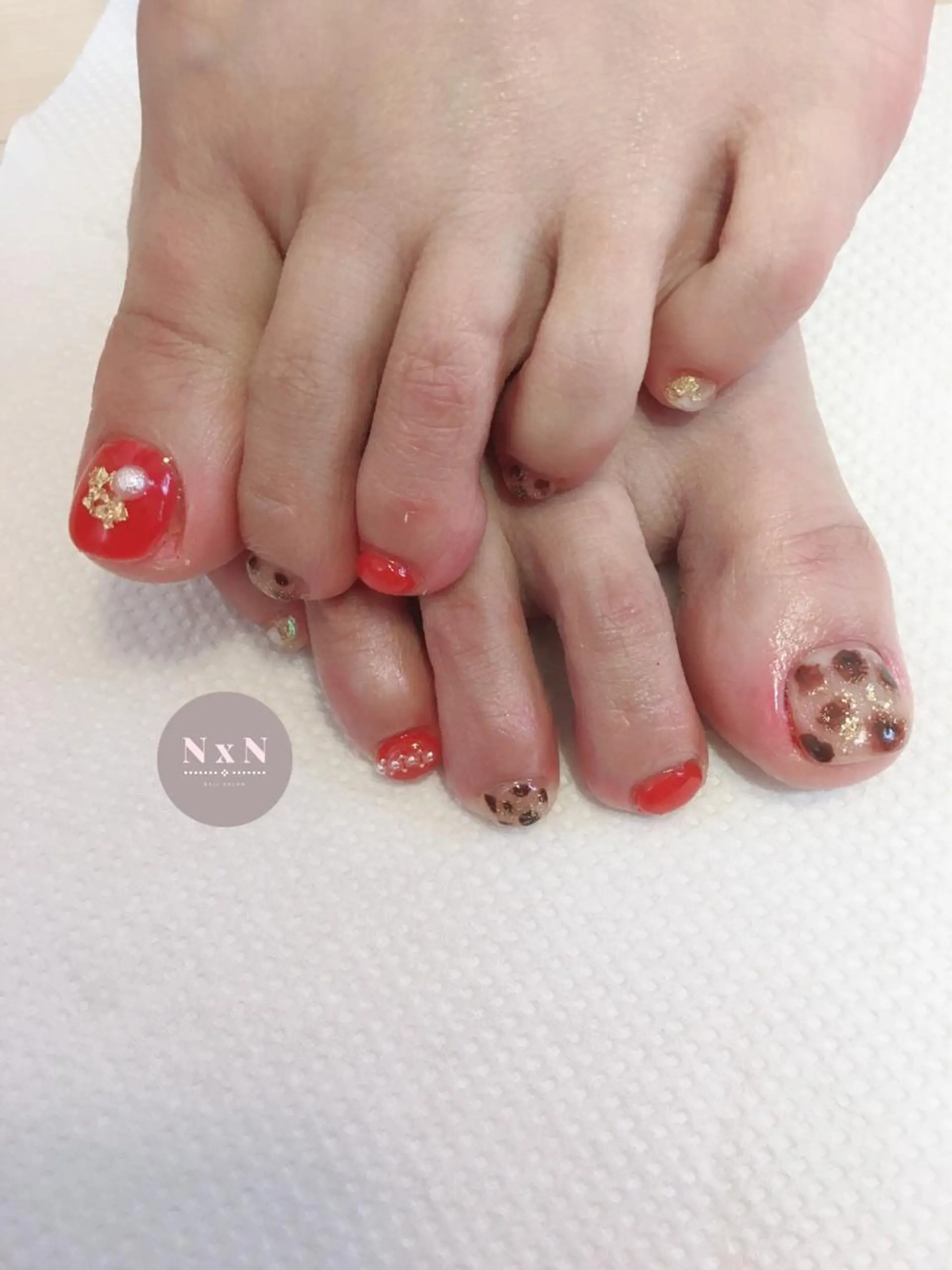 ネイル フットネイル nail salon N×Nのネイルデザイン