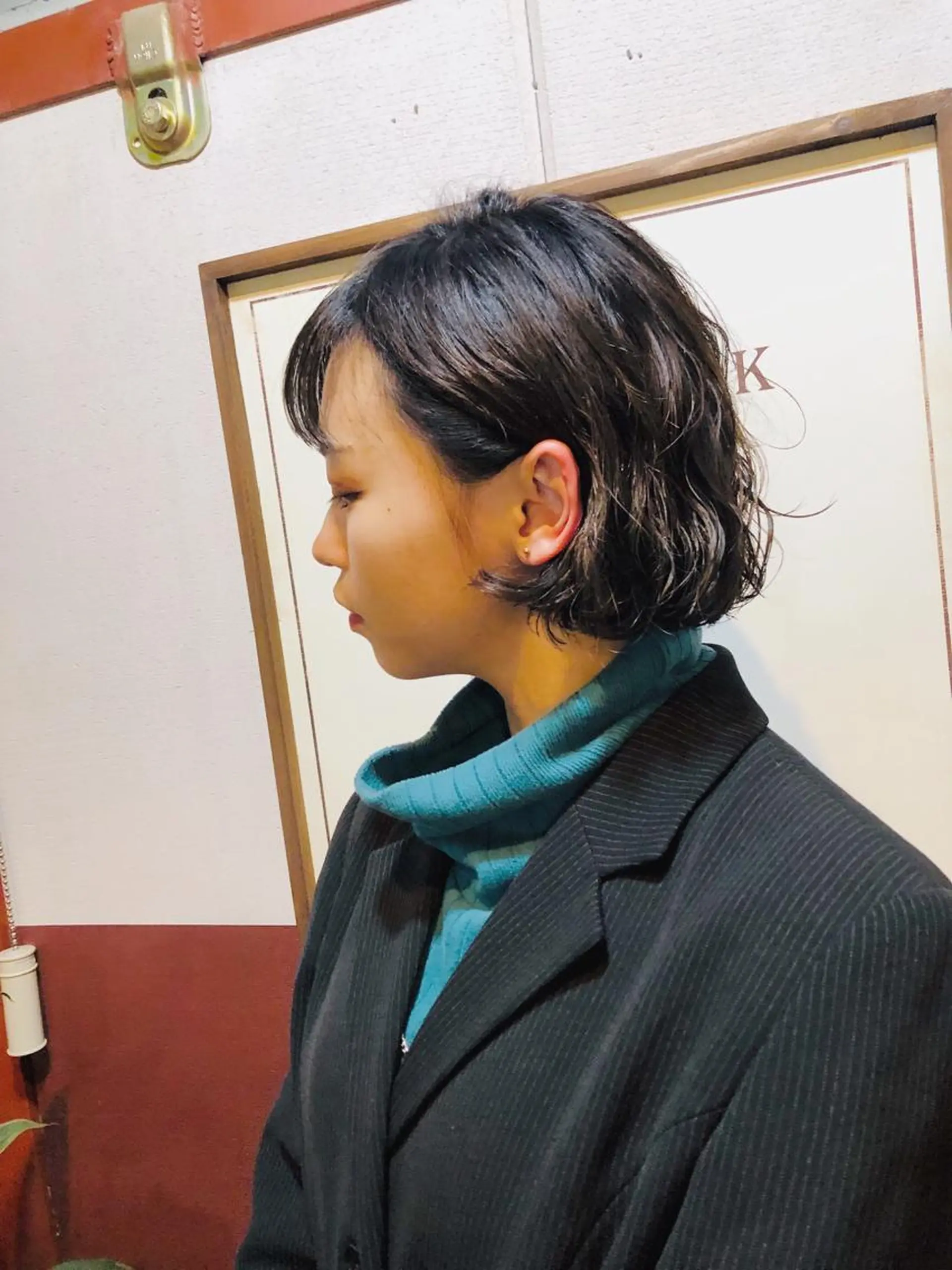 ショート カラー パーマ ノグチ ユウキ/ボブのヘアスタイル