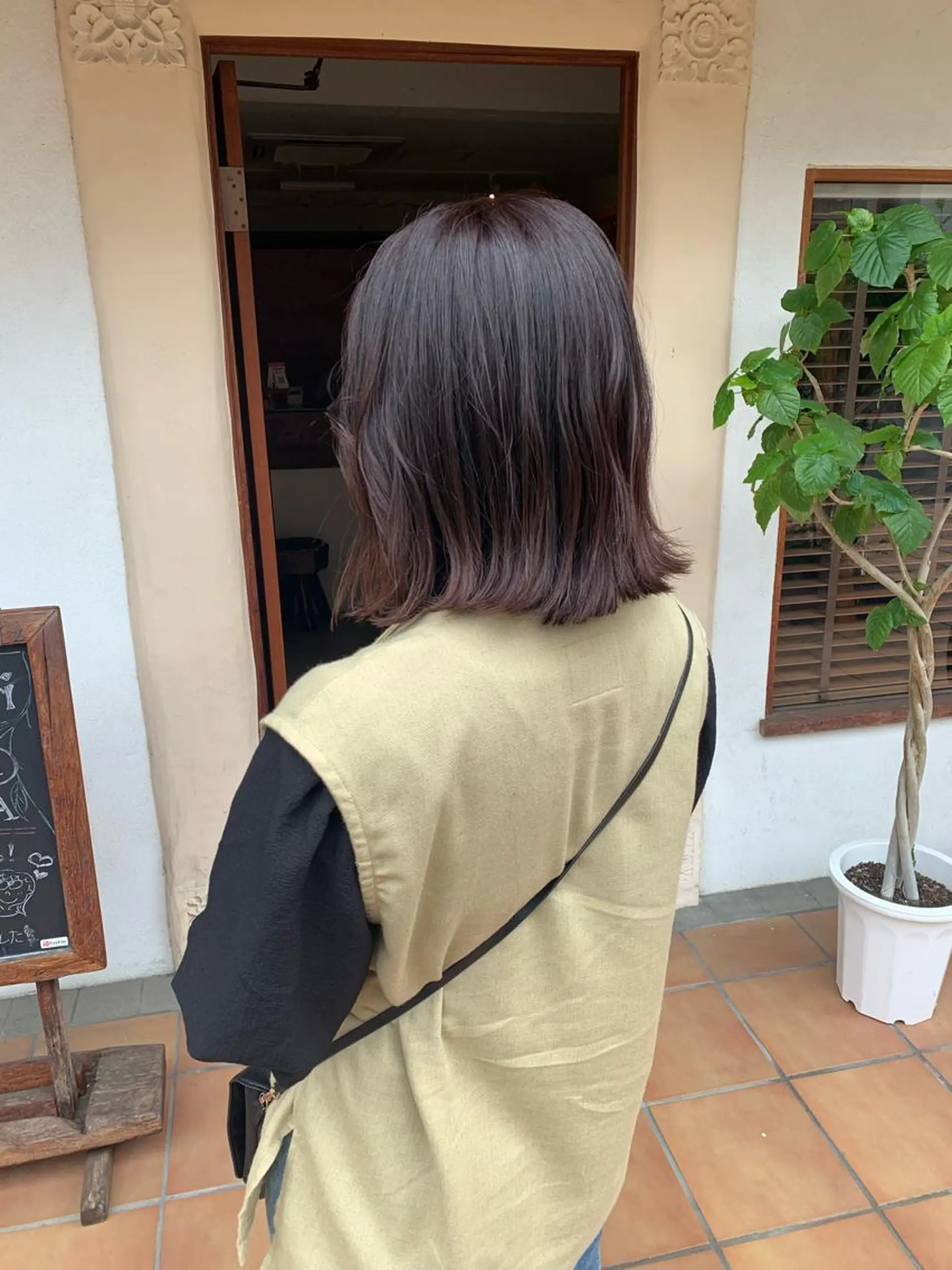 ミディアム カラー ヘアアレンジ カット ヘアカラー トリートメント 中津/柔らかカラー/ ナガオ　イズミのヘアスタイル