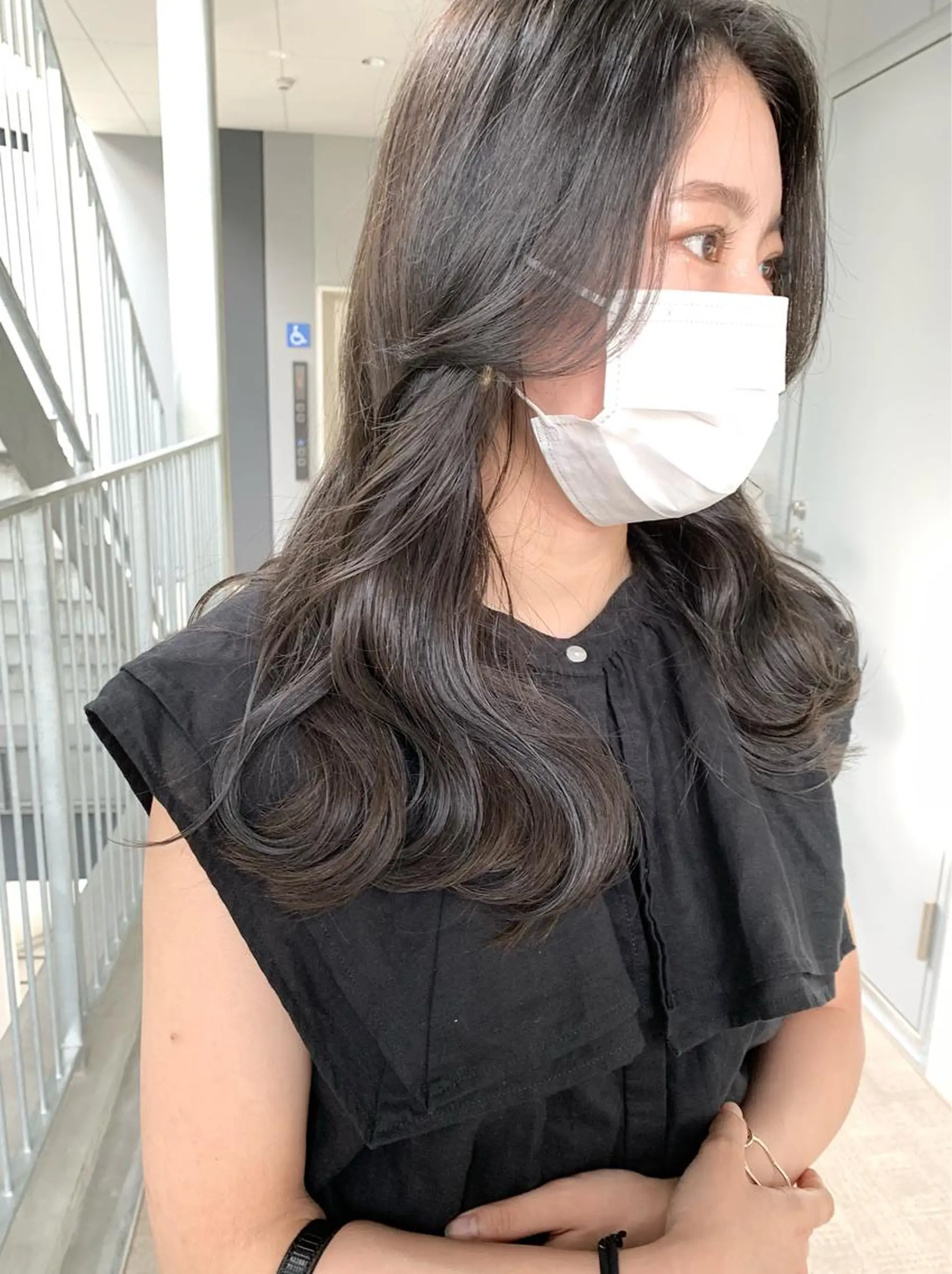 セミロング カラー カット 樫原裕二 /柔らかいカラーのヘアスタイル