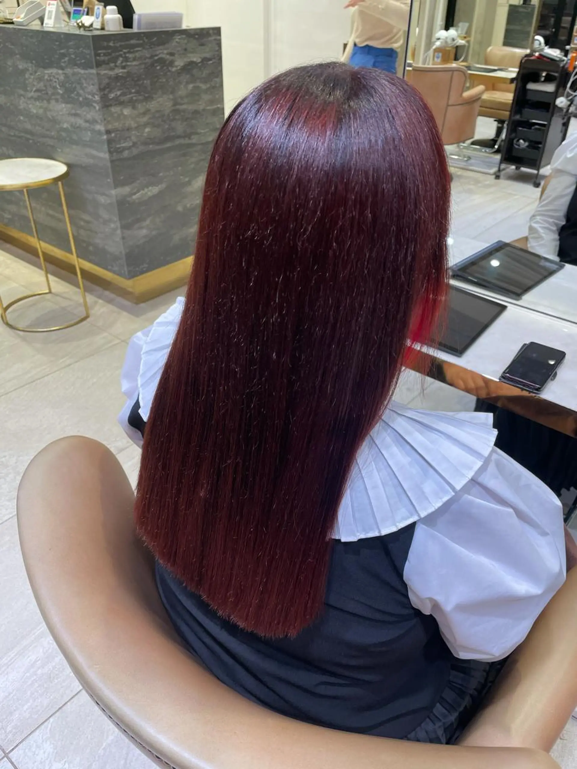 ロング カラー 韓国🇰🇷透明感 ERIのヘアスタイル