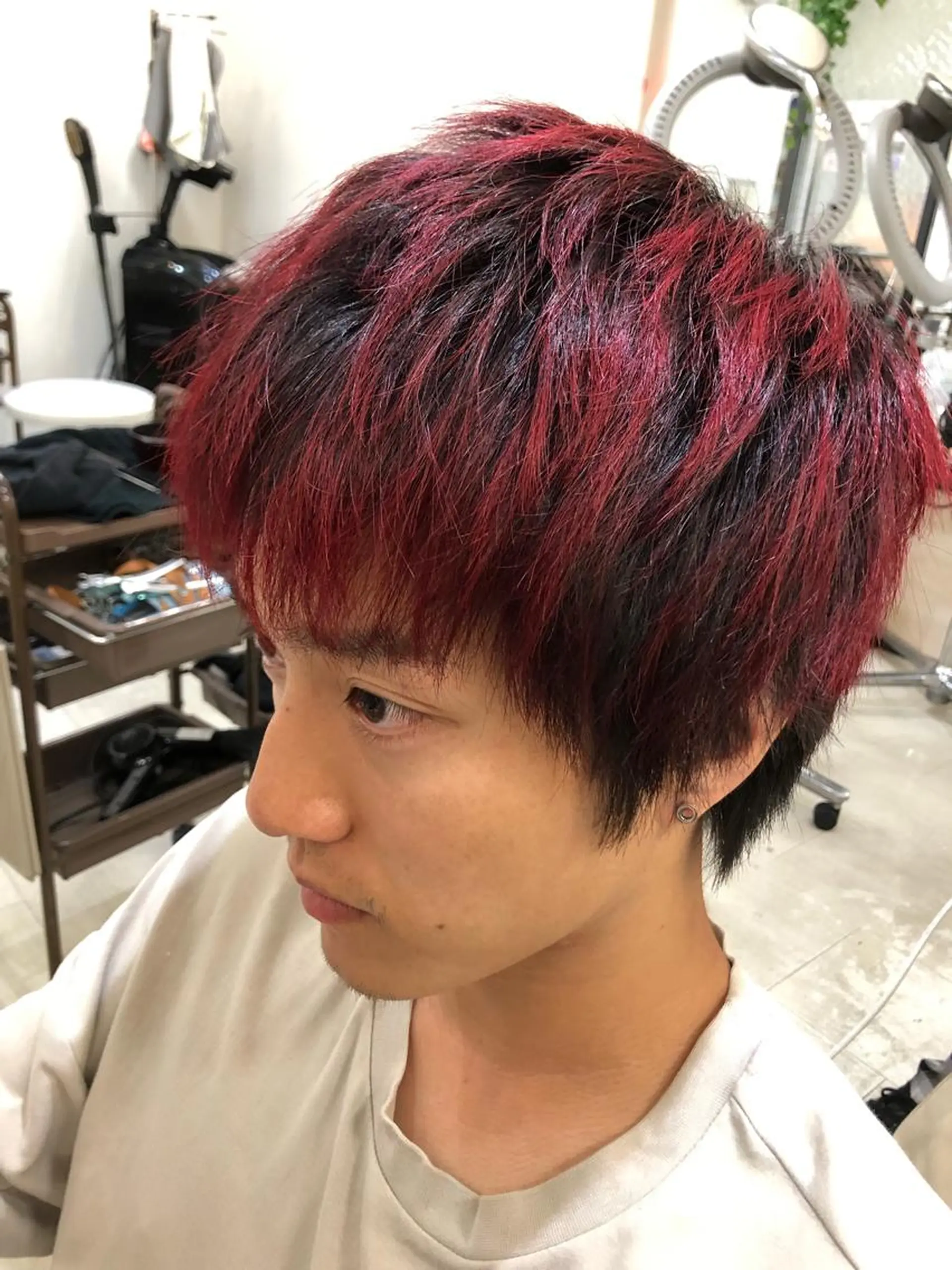 ショート ハイライト Atelier NEWYORK　三ノ輪店所属・アトリエニューヨーク 三ノ輪店のヘアスタイル