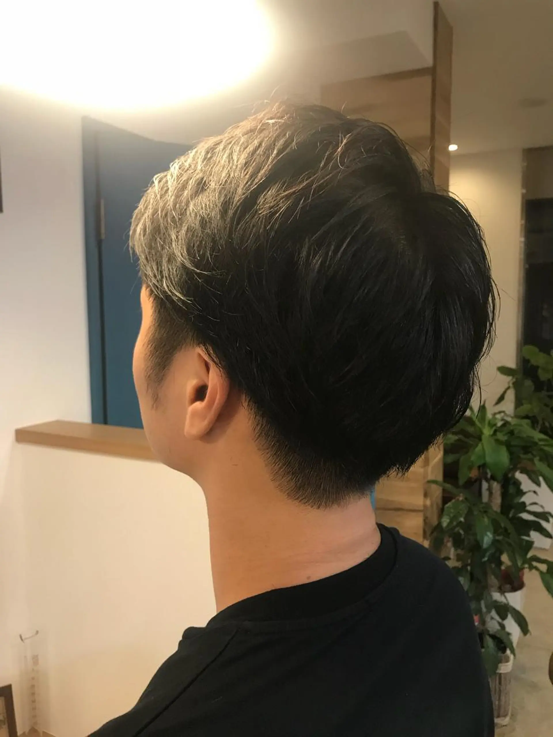 メンズ 暖色カラー🍊 ボブ🌿顔周りcutのヘアスタイル