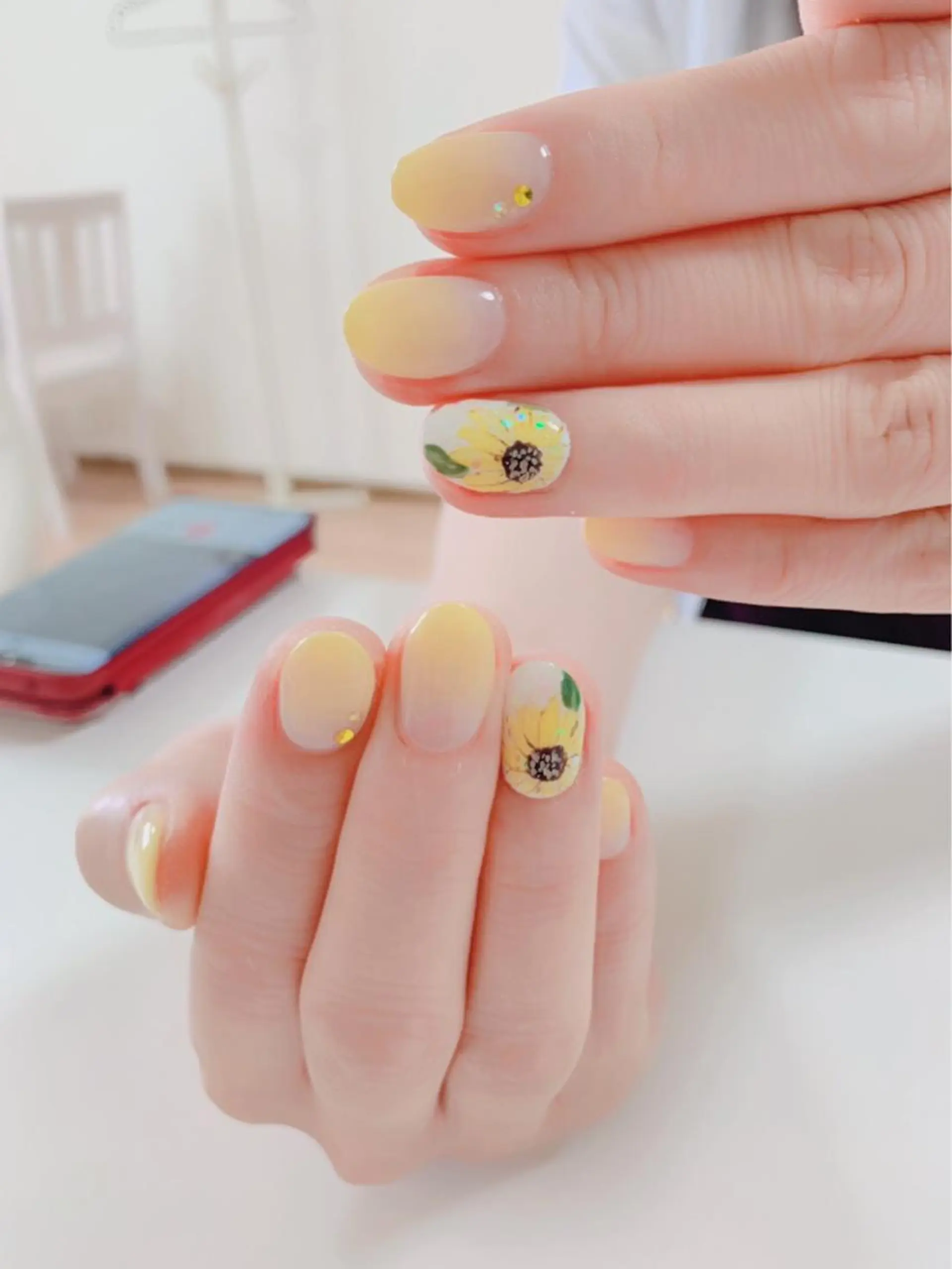 ネイル アートネイル 長さ出し フットネイル グリーン 持ち込み Lily Roseスタッフ一同のマツエク・マツパデザイン