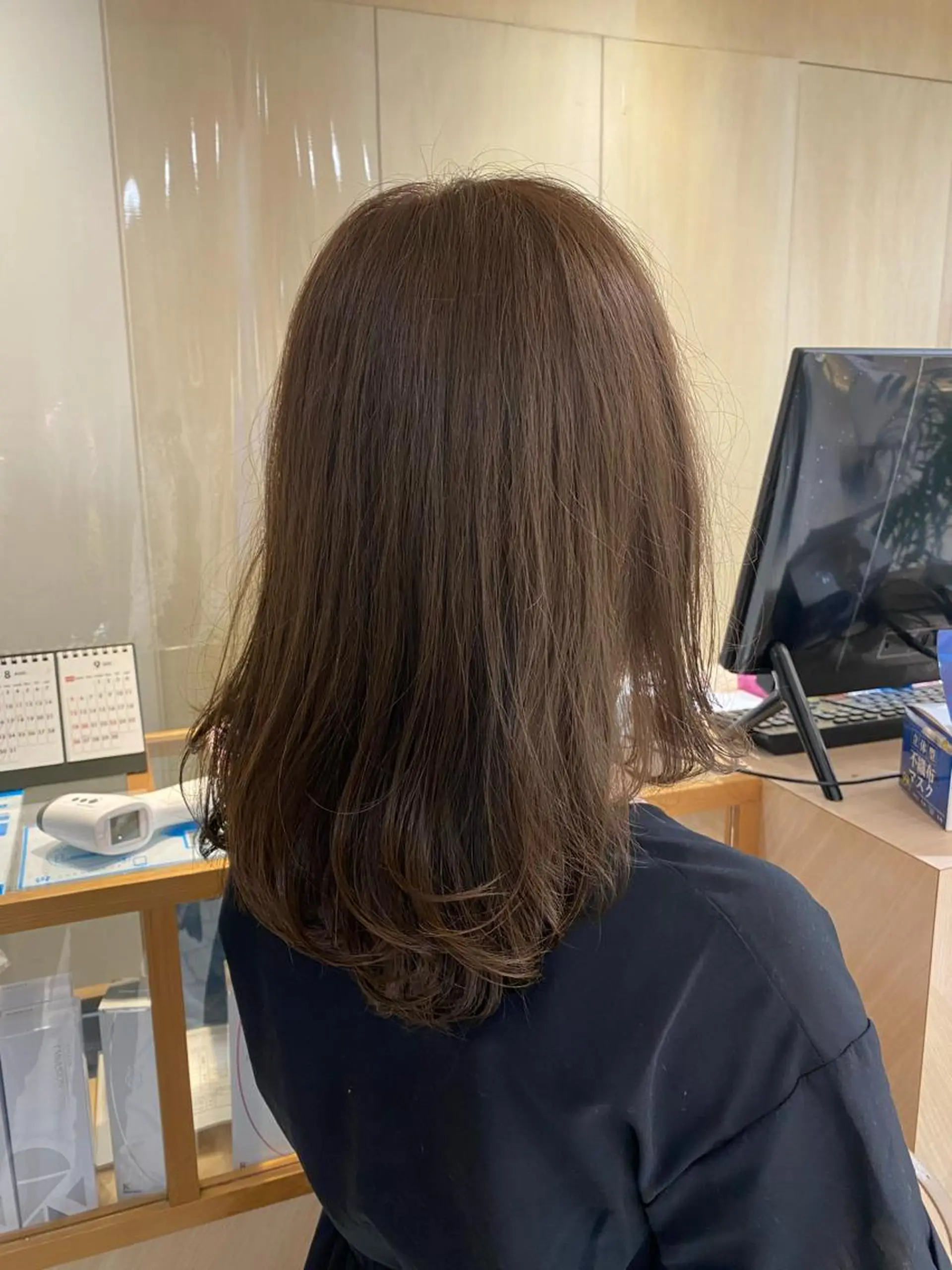 セミロング カラー CYAN.栄店所属・パーマ/髪質改善 【榎本千夏】のヘアスタイル