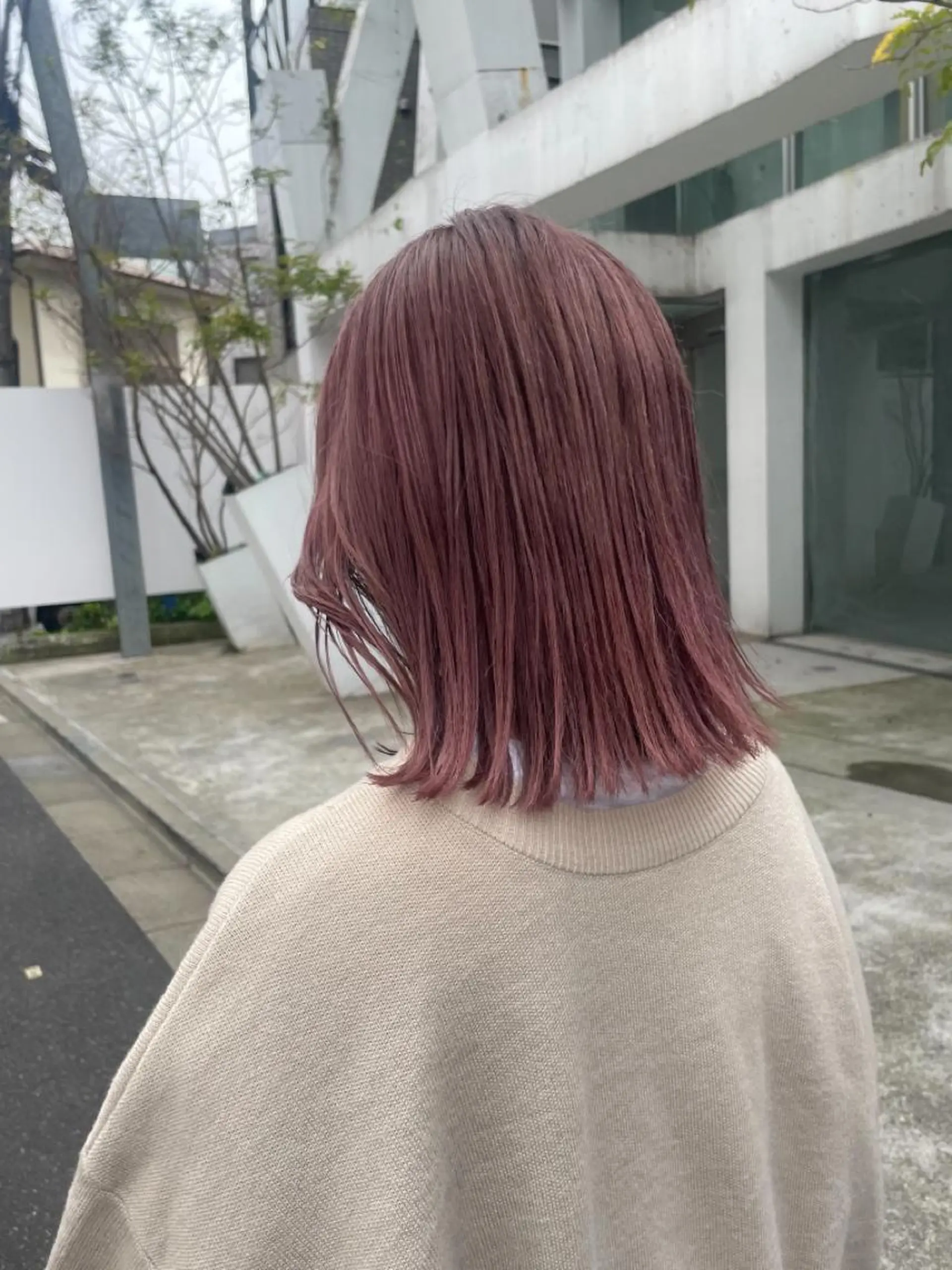 ミディアム カラー REINA☁️透明感 カラー/ぷつっと♡のヘアスタイル