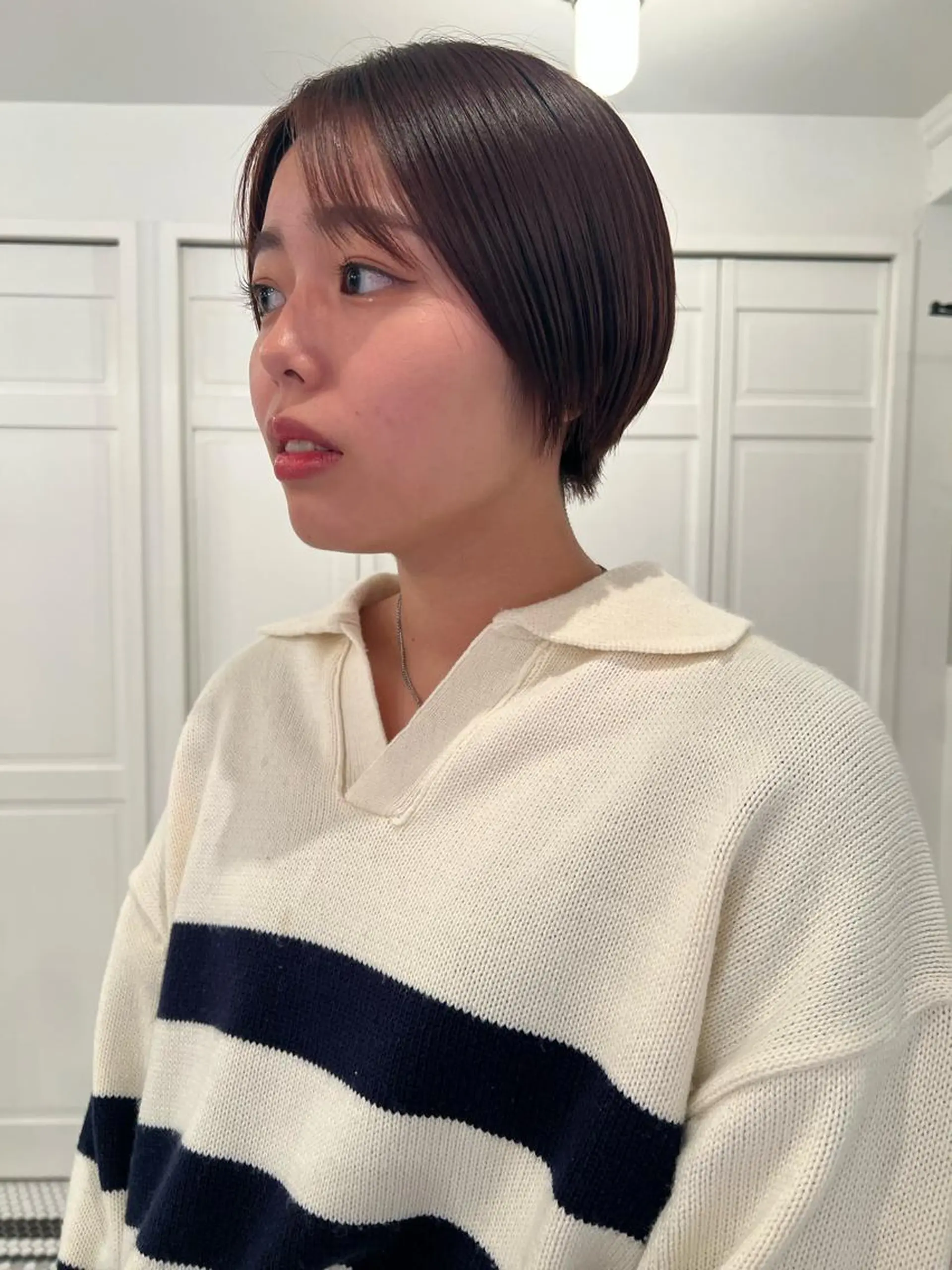 ショート ブリーチカラー🎀 韓国風/寺門美優のヘアスタイル