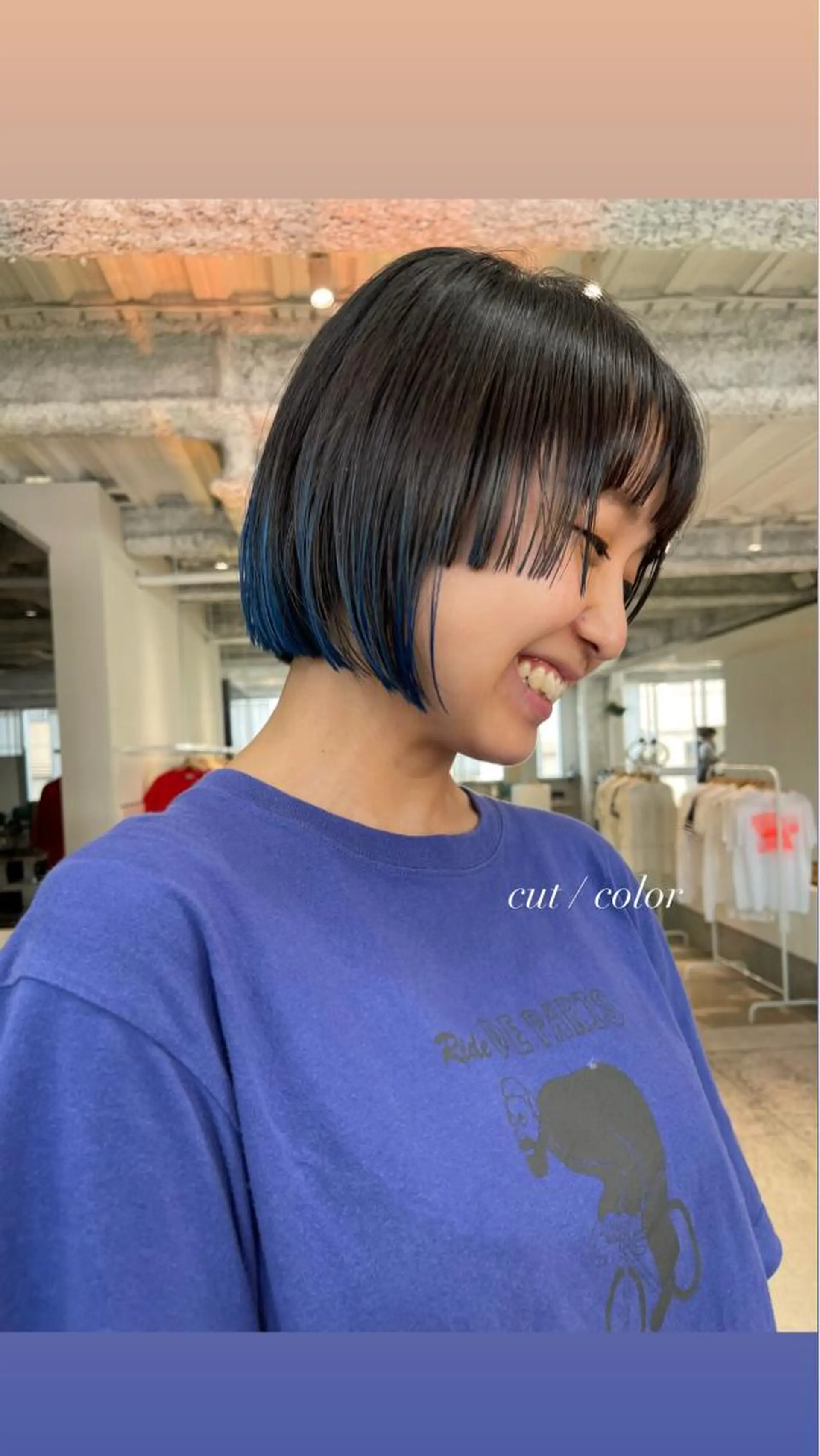 ショート カラー oma 袮次金 鈴香のヘアスタイル