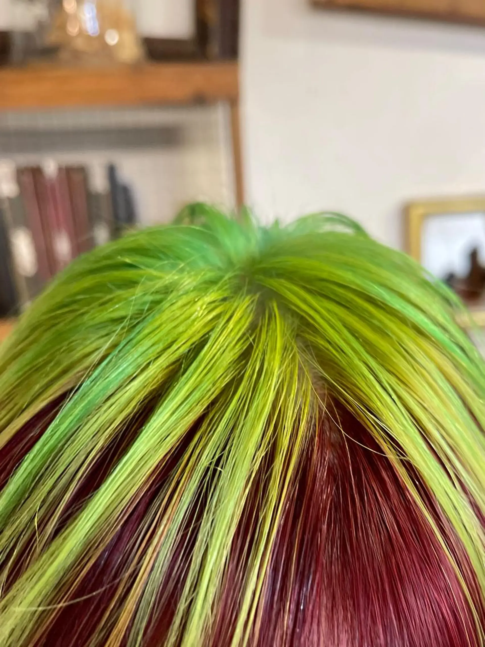 カラー レッドカラー Joh/メンズカット /レイヤー/ブリーチのヘアスタイル