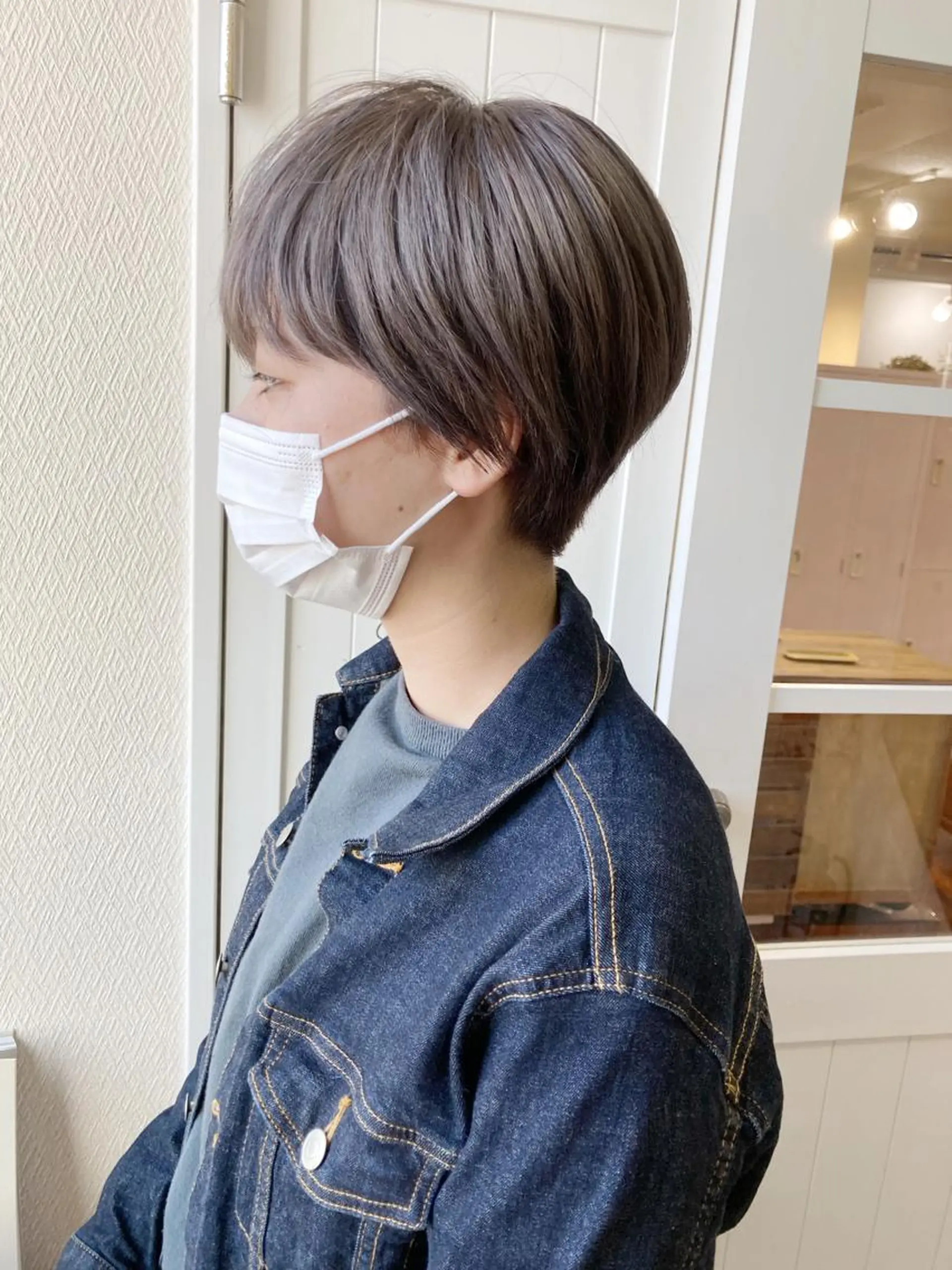 ショート カラー シルバー 小木曽智美 /ボブ/ショートのヘアスタイル