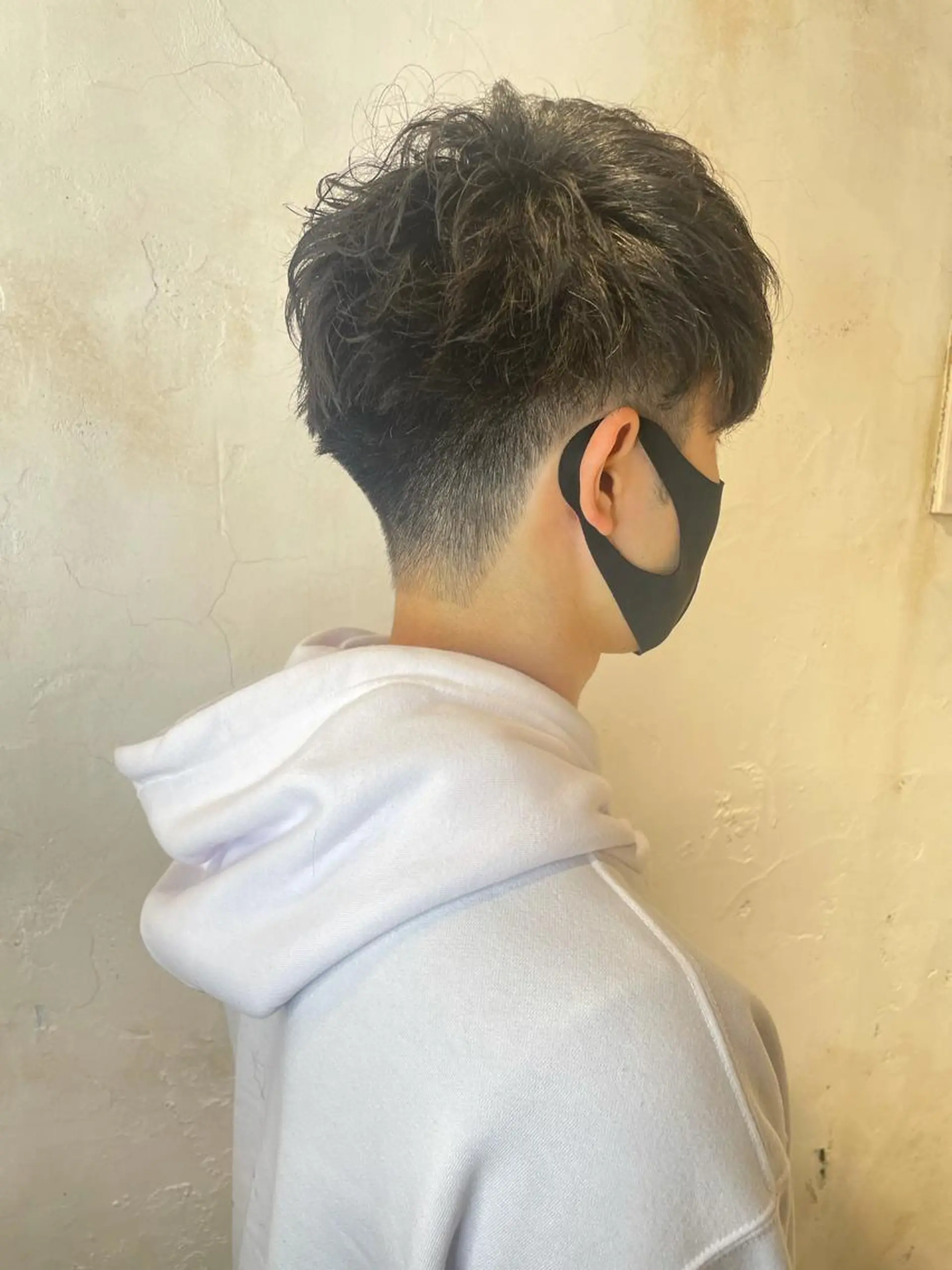 ショート メンズ メンズパーマ カット パーマ マネージャー 山城洸希のヘアスタイル