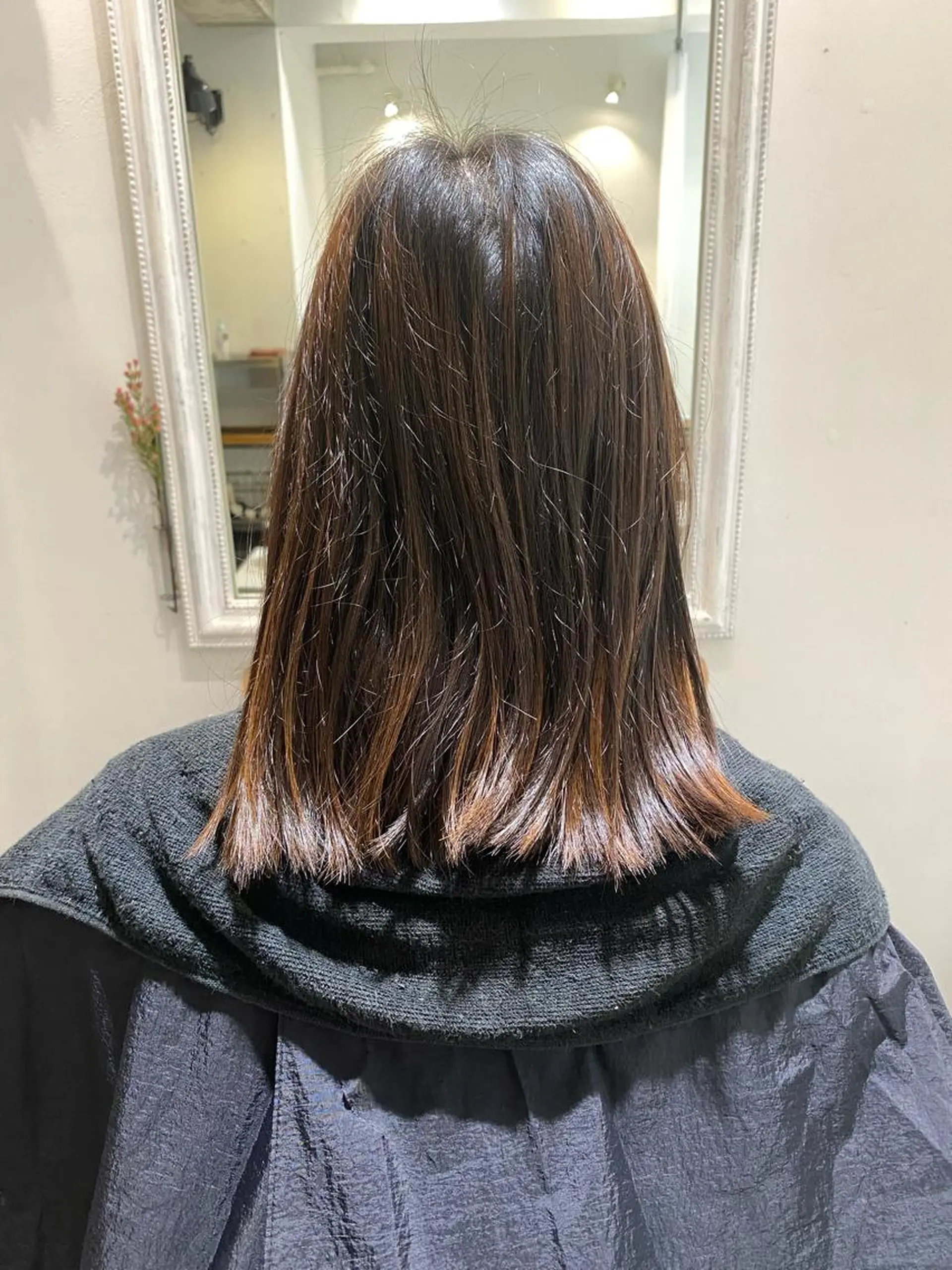 ミディアム カラー ヘアカラー ducha所属・DUCHA Tomida naoのヘアスタイル