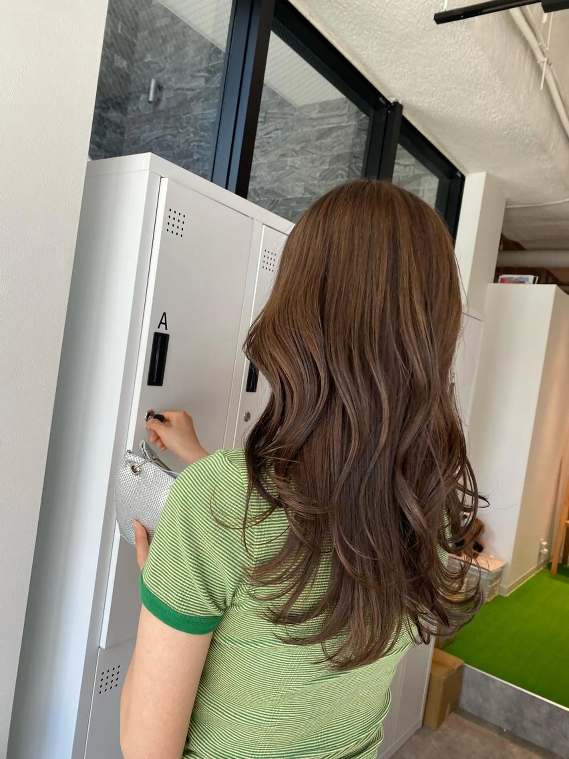 ロング カラー ベージュカラー カット ヘアカラー トリートメント オスズ 🎀´-のヘアスタイル