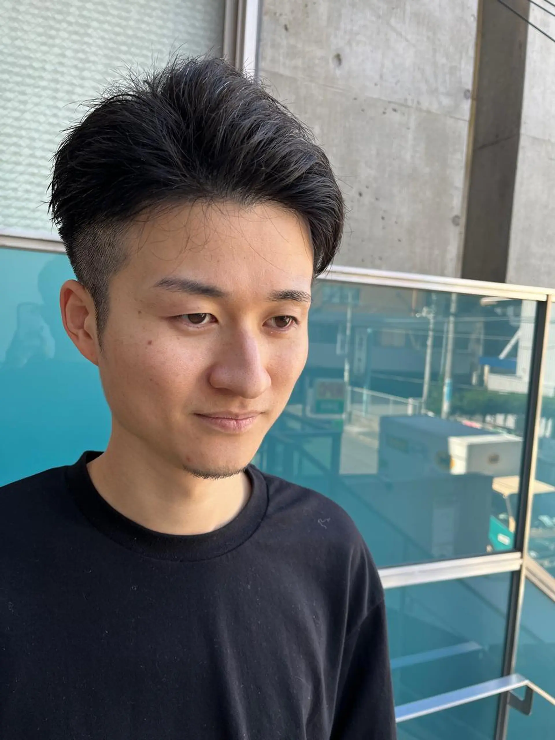 ショート メンズ メンズハイライト メンズパーマ ケアカラー ピンクブラウン ボブ times salon名駅所属・久木原 ゆりのヘアスタイル