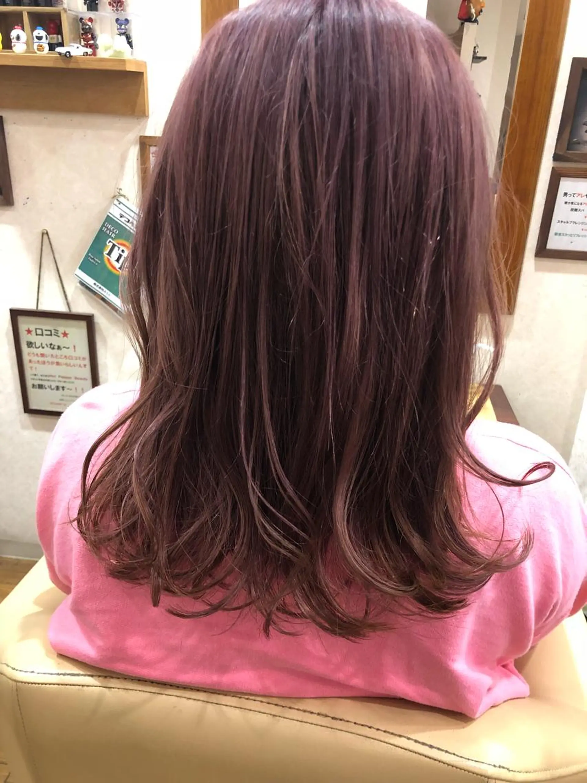 セミロング ヘアカラー 國次 夕貴のヘアスタイル
