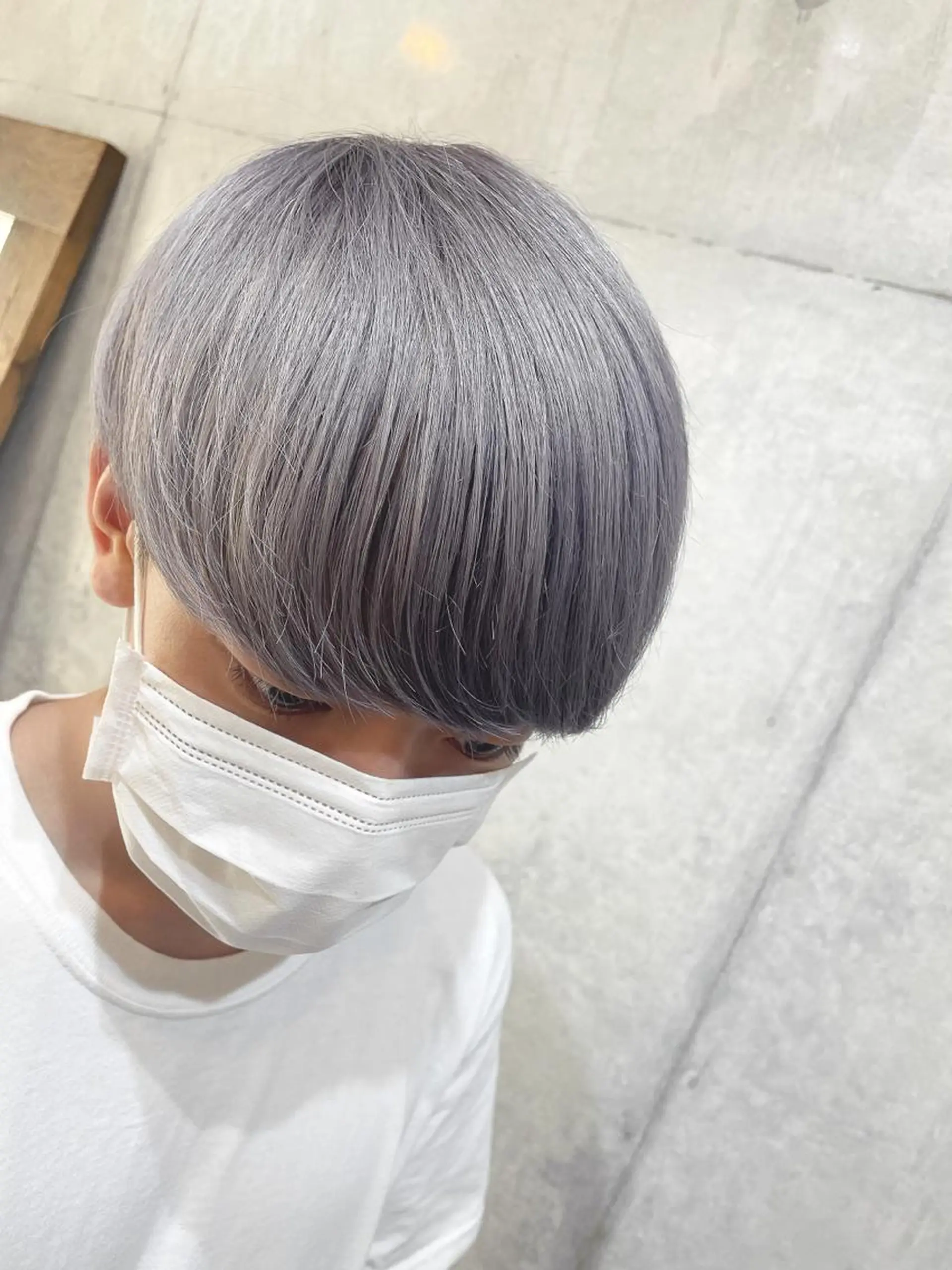 ショート カラー アクアカラー ブリーチ ケアブリーチ 髪質改善 縮毛矯正 LAS 代表 ナガカワ コウヘイのヘアスタイル