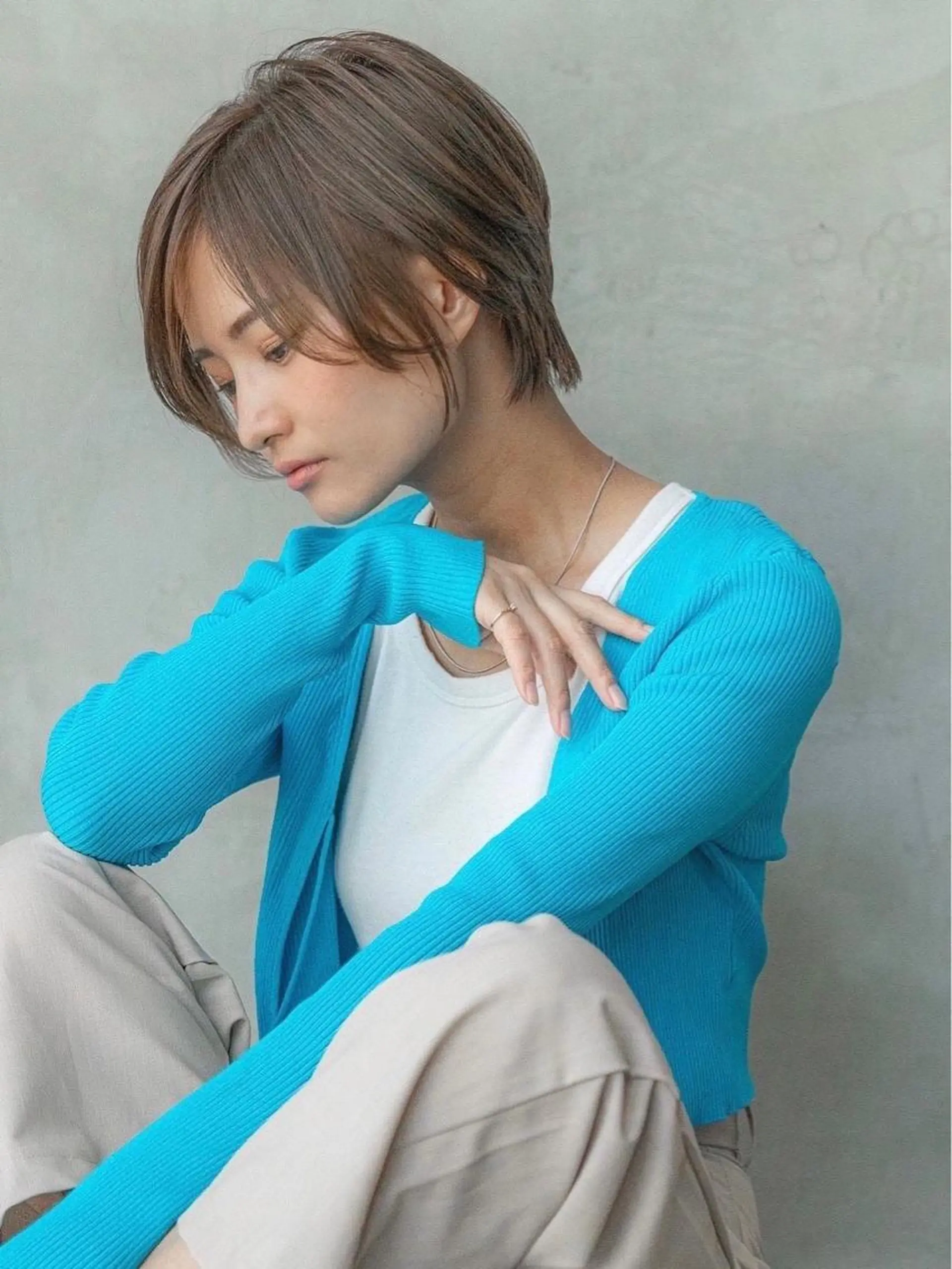 ショート カラー カット ヘアカラー トリートメント 🉐レイヤー/塩見 弘樹🉐渋谷のヘアスタイル