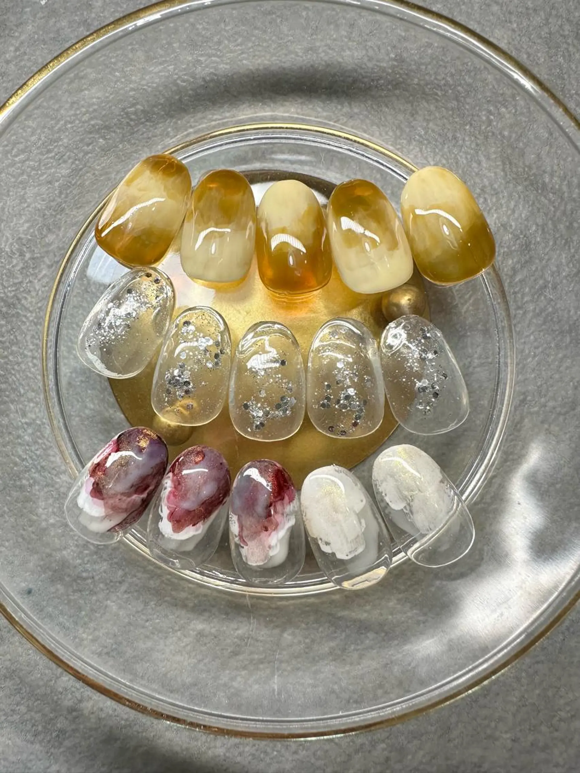 ネイル ハンドネイル フットネイル kiii.__ ✴︎*のネイルデザイン