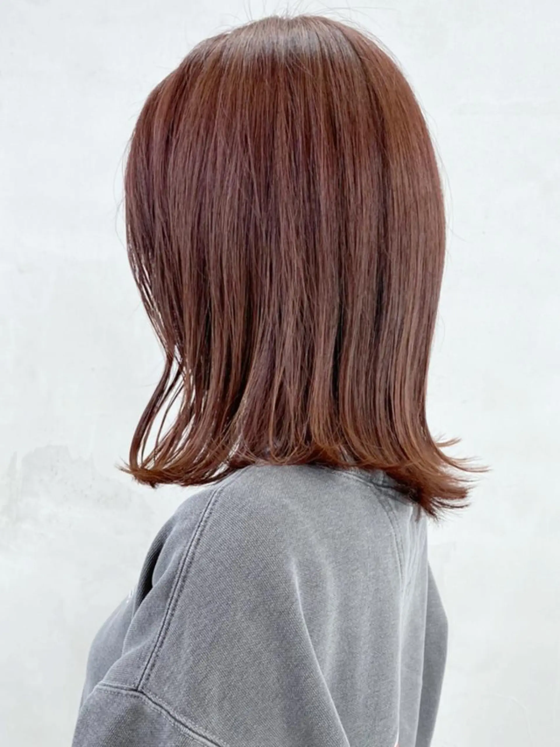 ミディアム カラー パーマ ヘアアレンジ バイオレットカラー ITbyALBUM 中野店のヘアスタイル