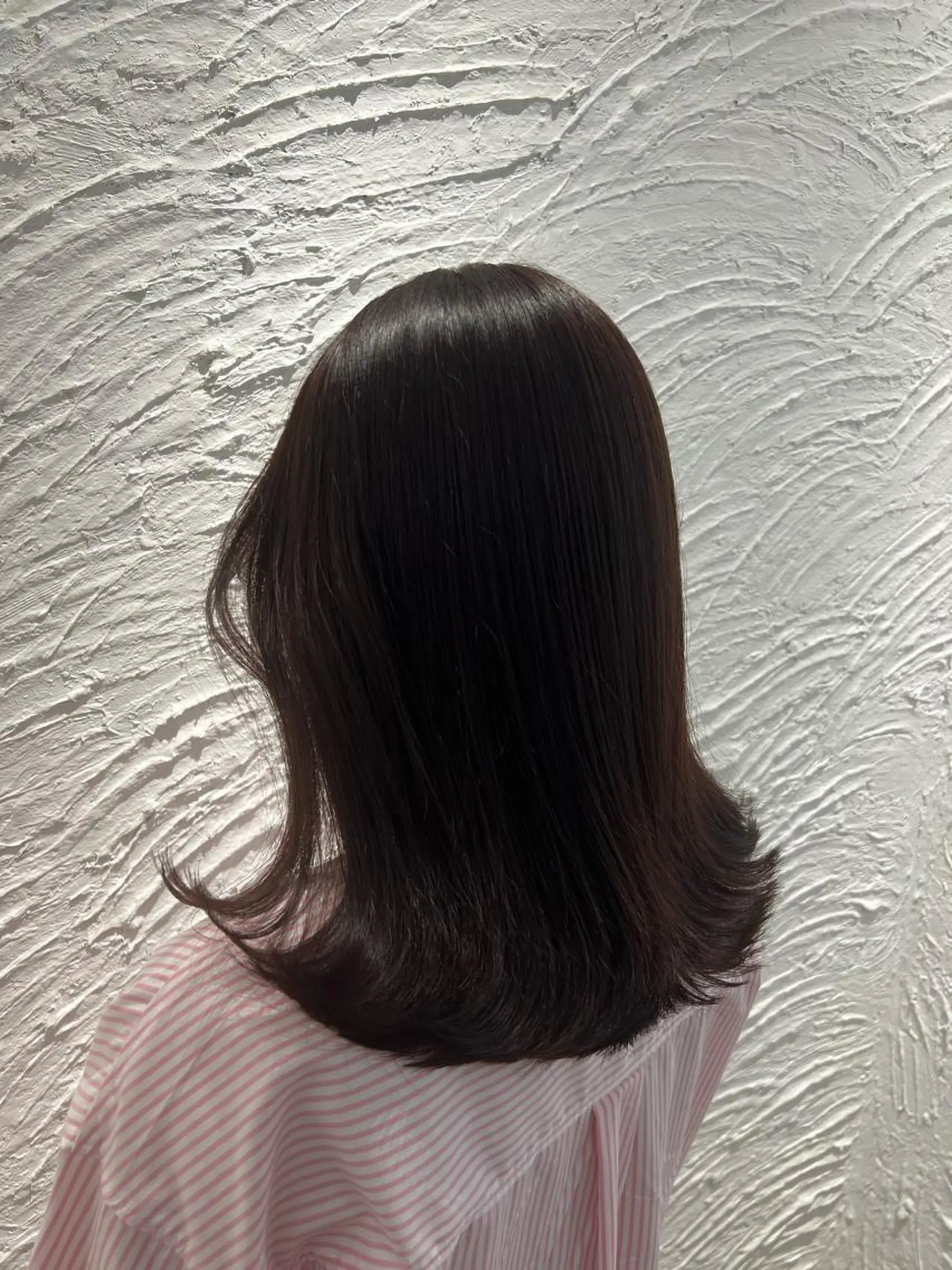 セミロング カラー 🥀韓国ヘア🥀 宮津真菜のヘアスタイル