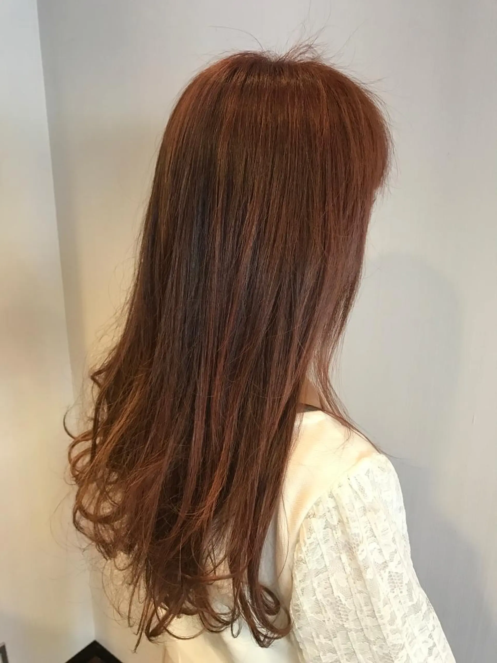 ロング カラー ひろせ かなのヘアスタイル