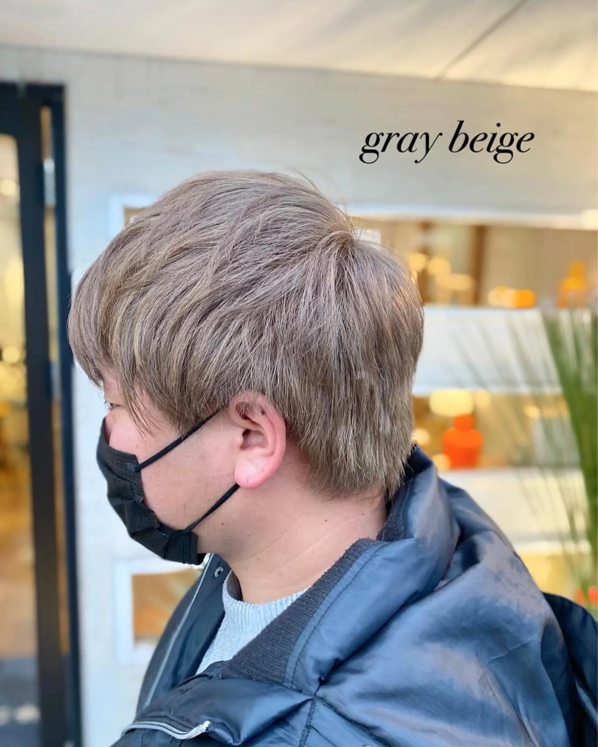 ショート カラー メンズ メンズブリーチ ブリーチ グレージュ イルミナカラー 似合わせカット 高橋胡桃🪽 ディレクターのヘアスタイル