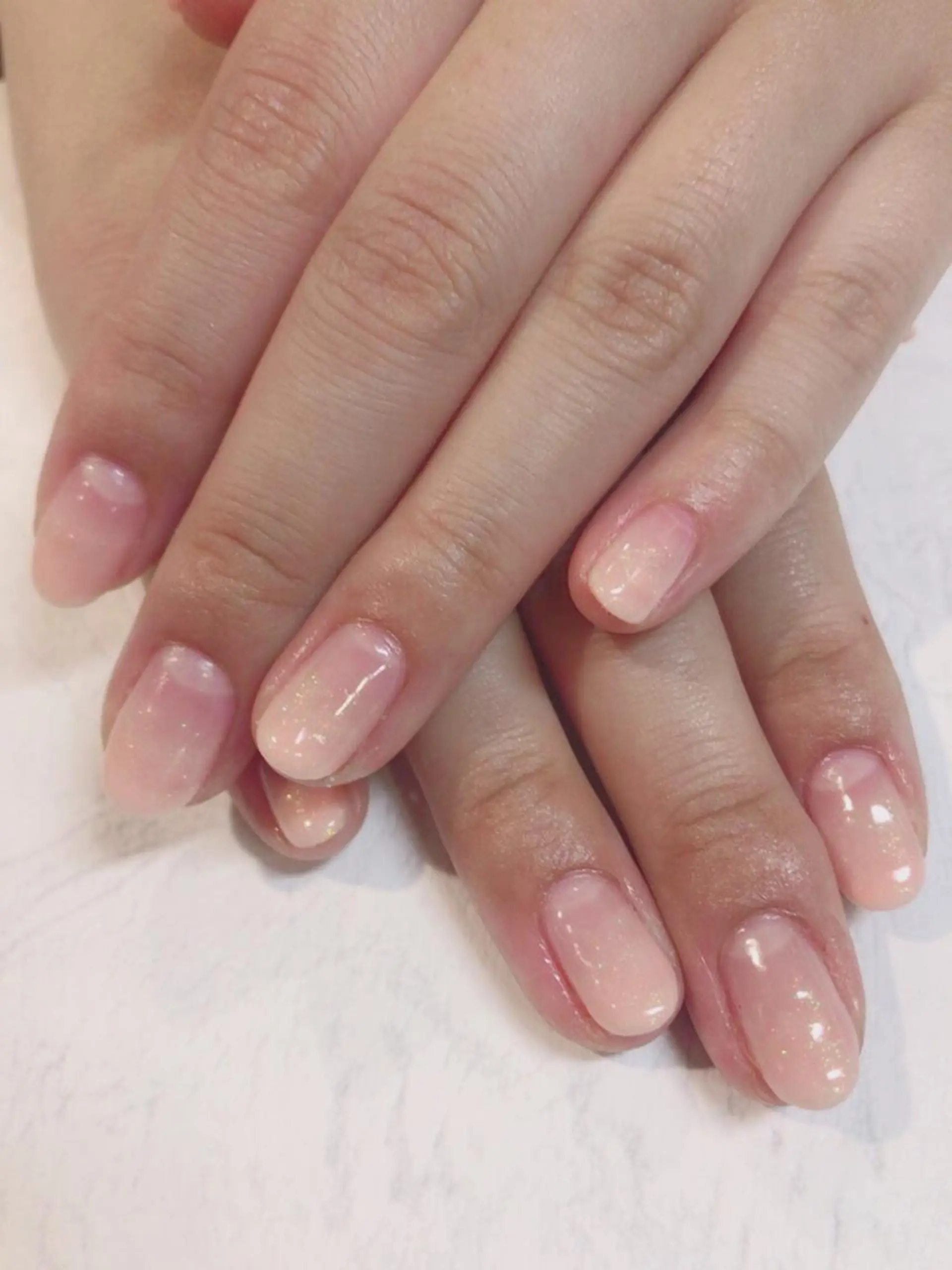 ネイル グラデーション ラメ(グリッター) ラメグラデーション ハンドネイル 🎀1/14ご予約 ◎ 本田 知美🎀のネイルデザイン