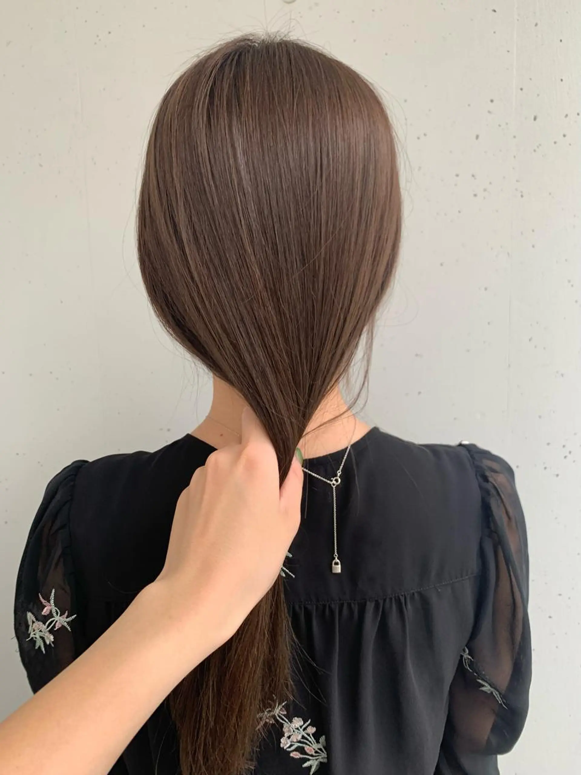 ロング カット ヘアカラー トリートメント ボブ / オージュア 🌸Mikuのヘアスタイル