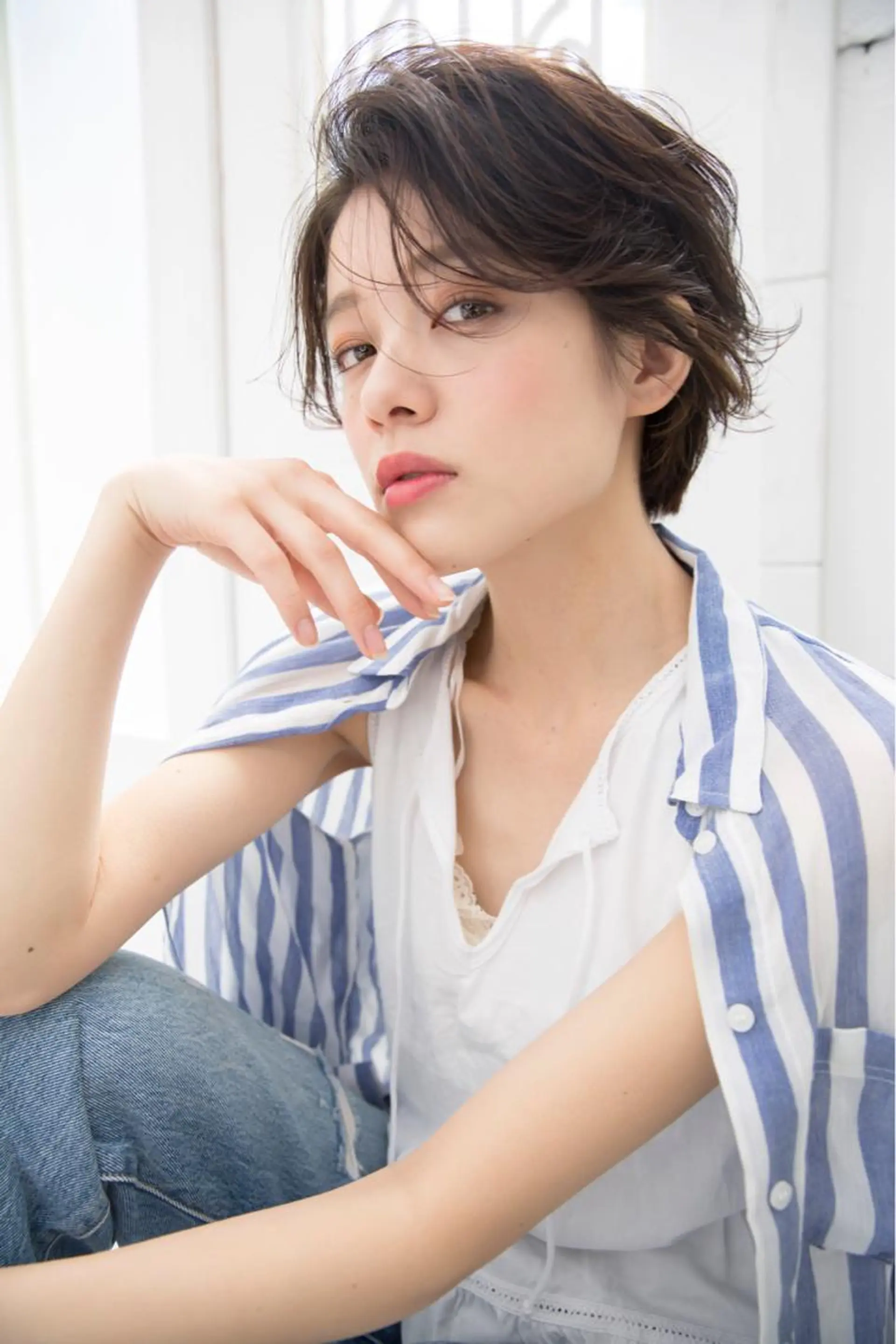 ショート attrait アトレ湘南台所属・💎ブリーチ／ボブ 💎ハルのヘアスタイル