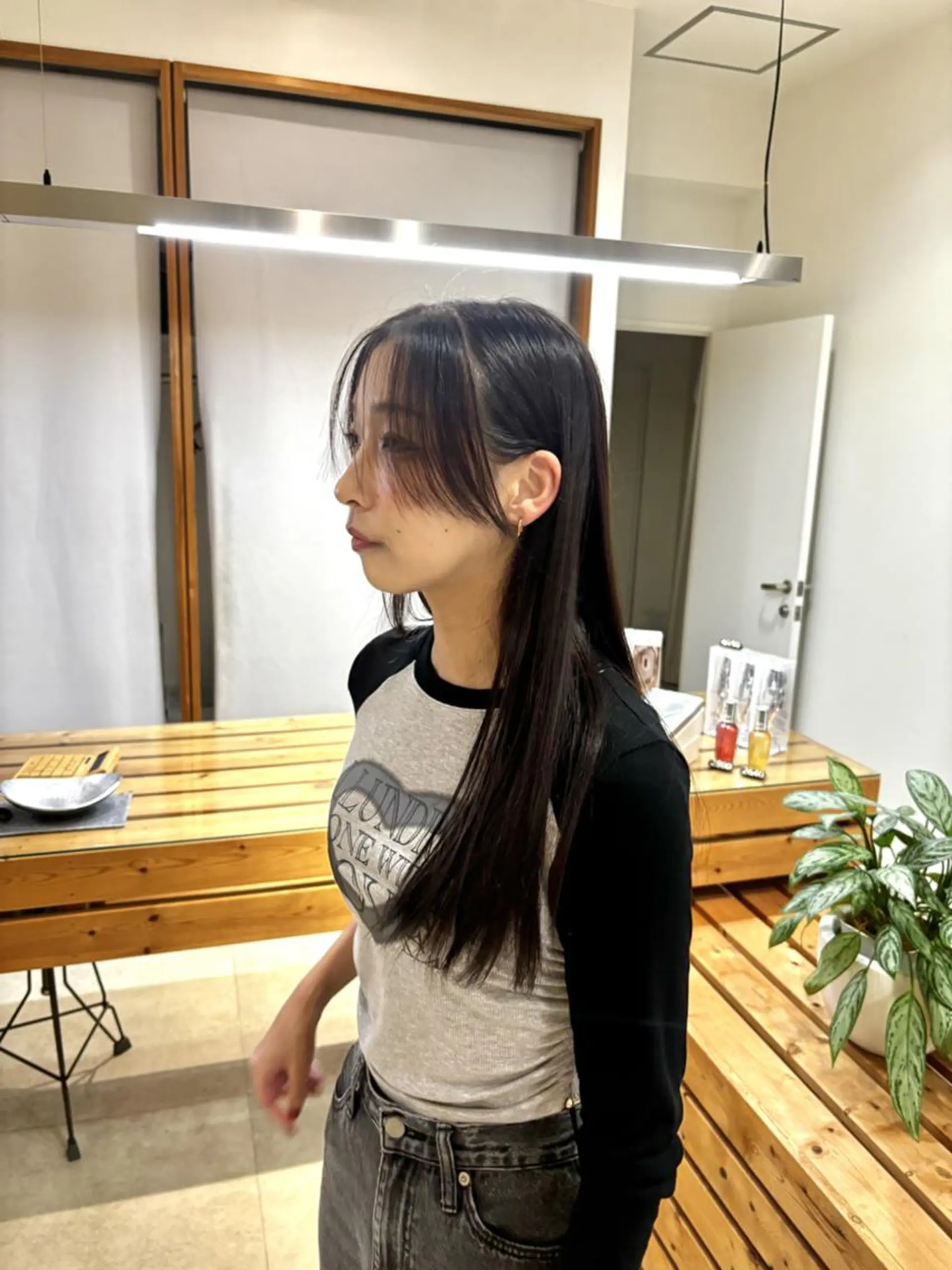 ロング カラー カット ヘアカラー トリートメント 藤森結子/韓国ヘア/ パーソナルカラー診断のヘアスタイル