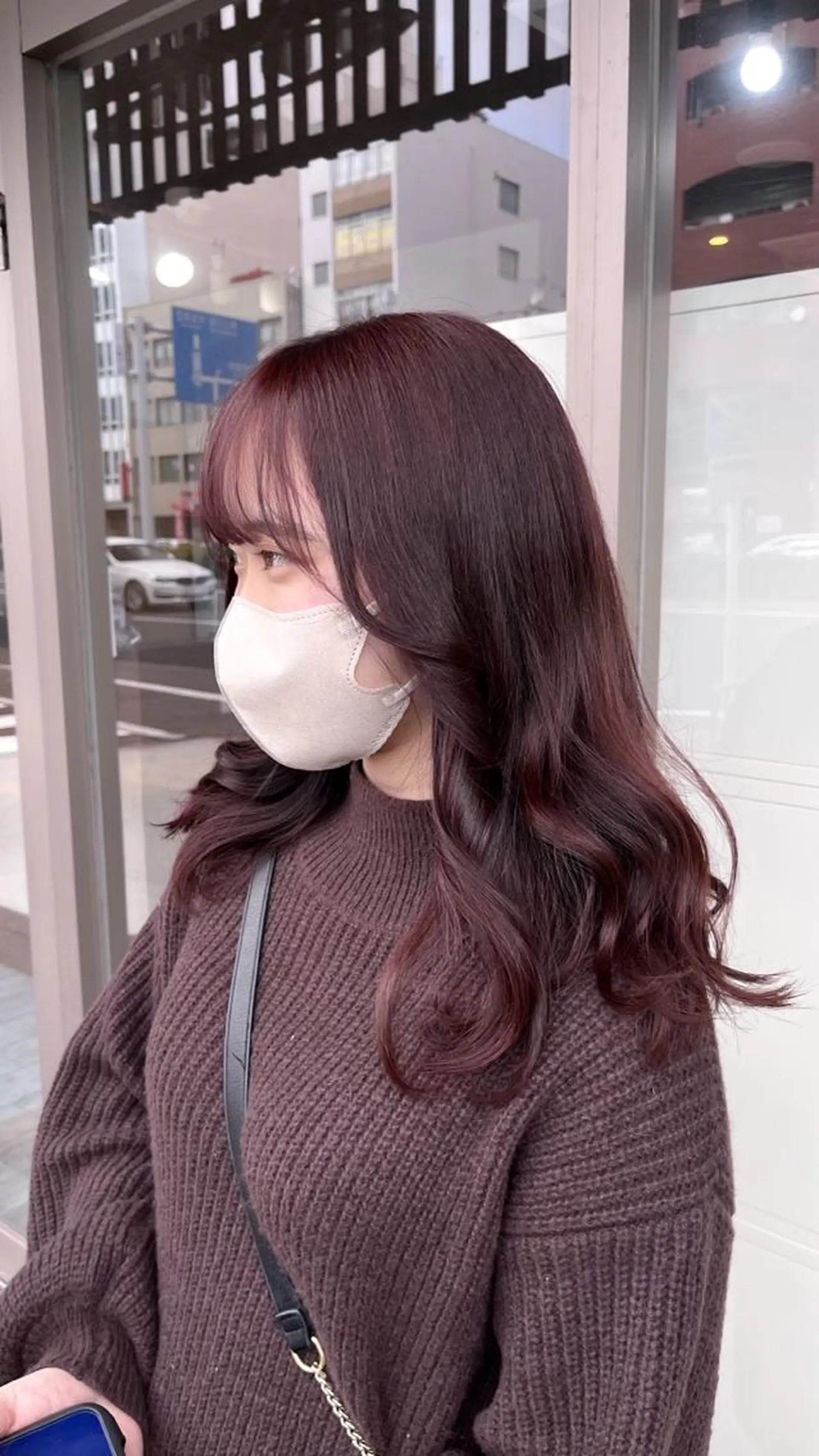 セミロング カラー あ あのヘアスタイル