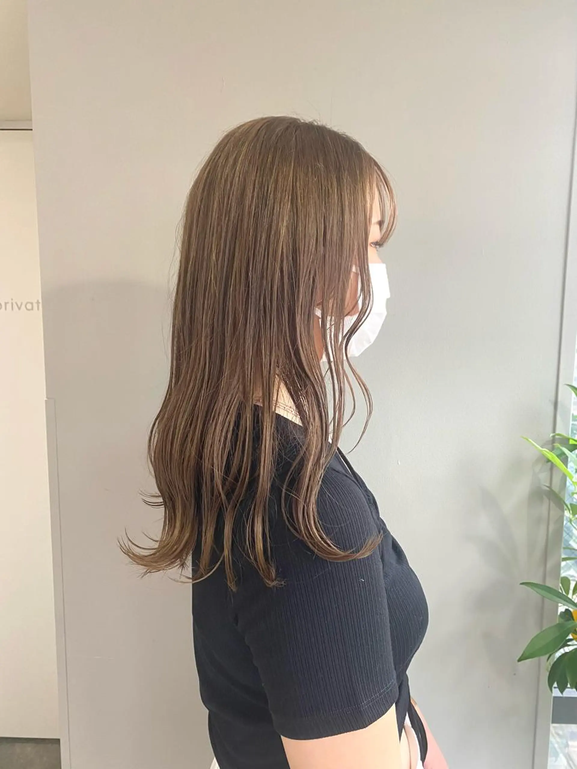 セミロング カラー ヘアアレンジ ブラウンカラー マロンブラウン ヘアカラー ボブ /ニュアンス/ satomi🧸💖のヘアスタイル