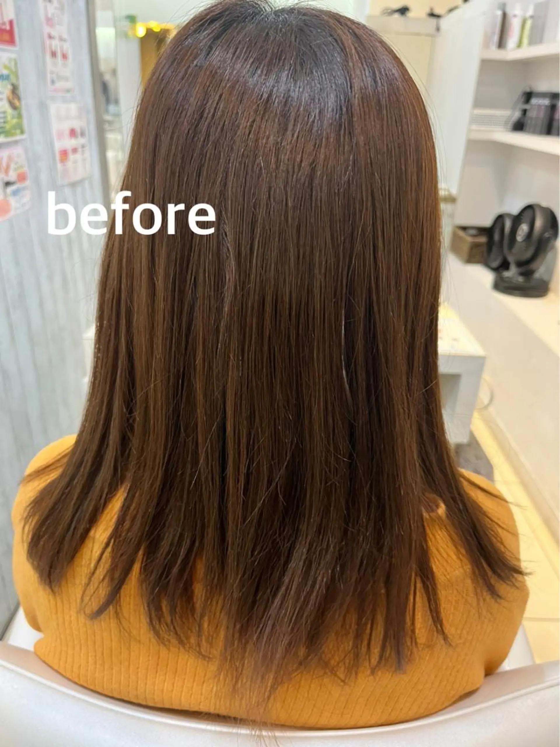 セミロング 髪質改善 トリートメント カット トリートメント 【髪質改善カラー】 瀧田嵐士🇰🇷のヘアスタイル