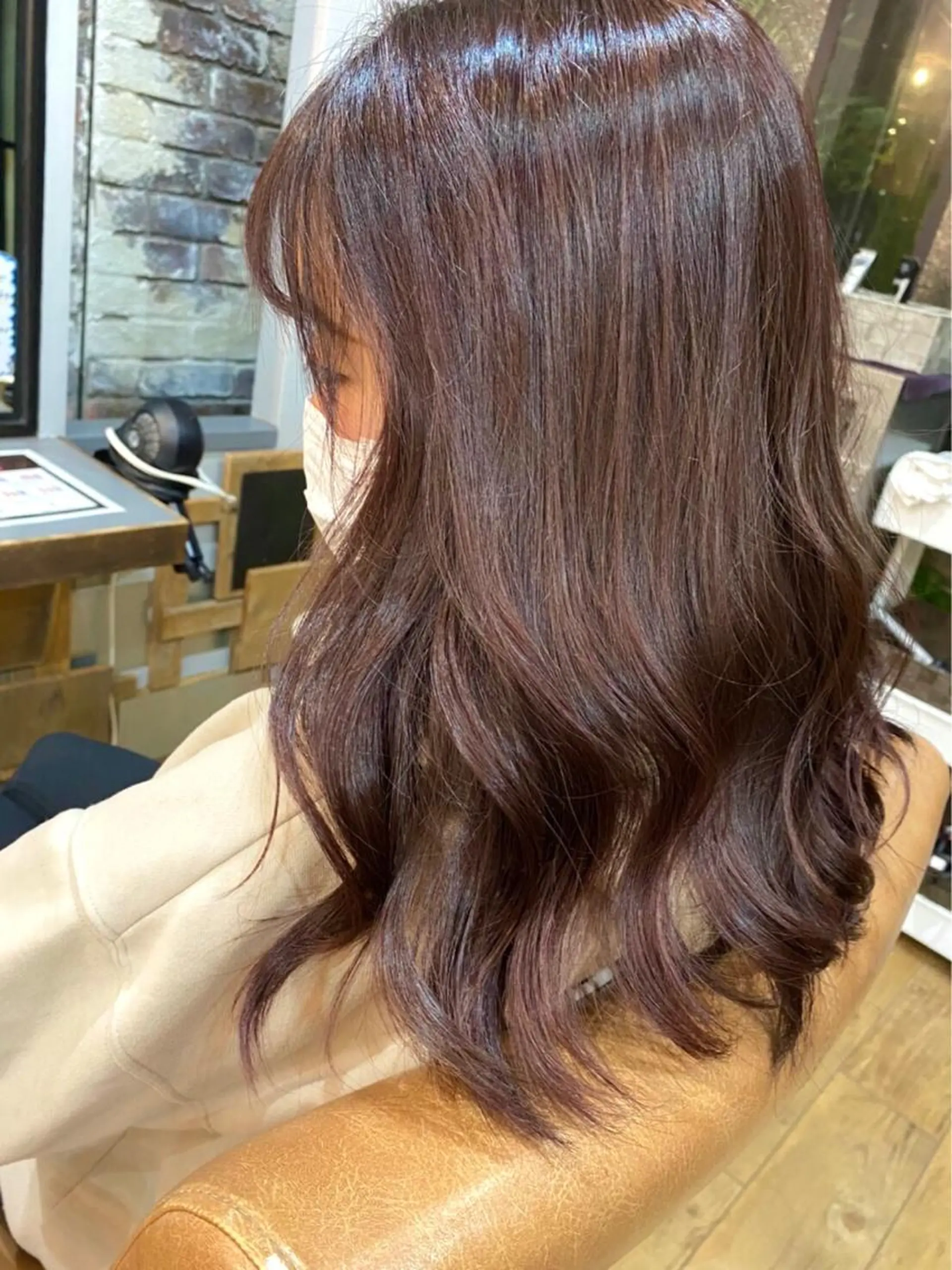 ミディアム カラー ブラウンカラー ピンクカラー ピンクブラウン HairSalon SHIAN八王子店所属・SHIAN 八王子 🦋小林 美羅🦋のヘアスタイル