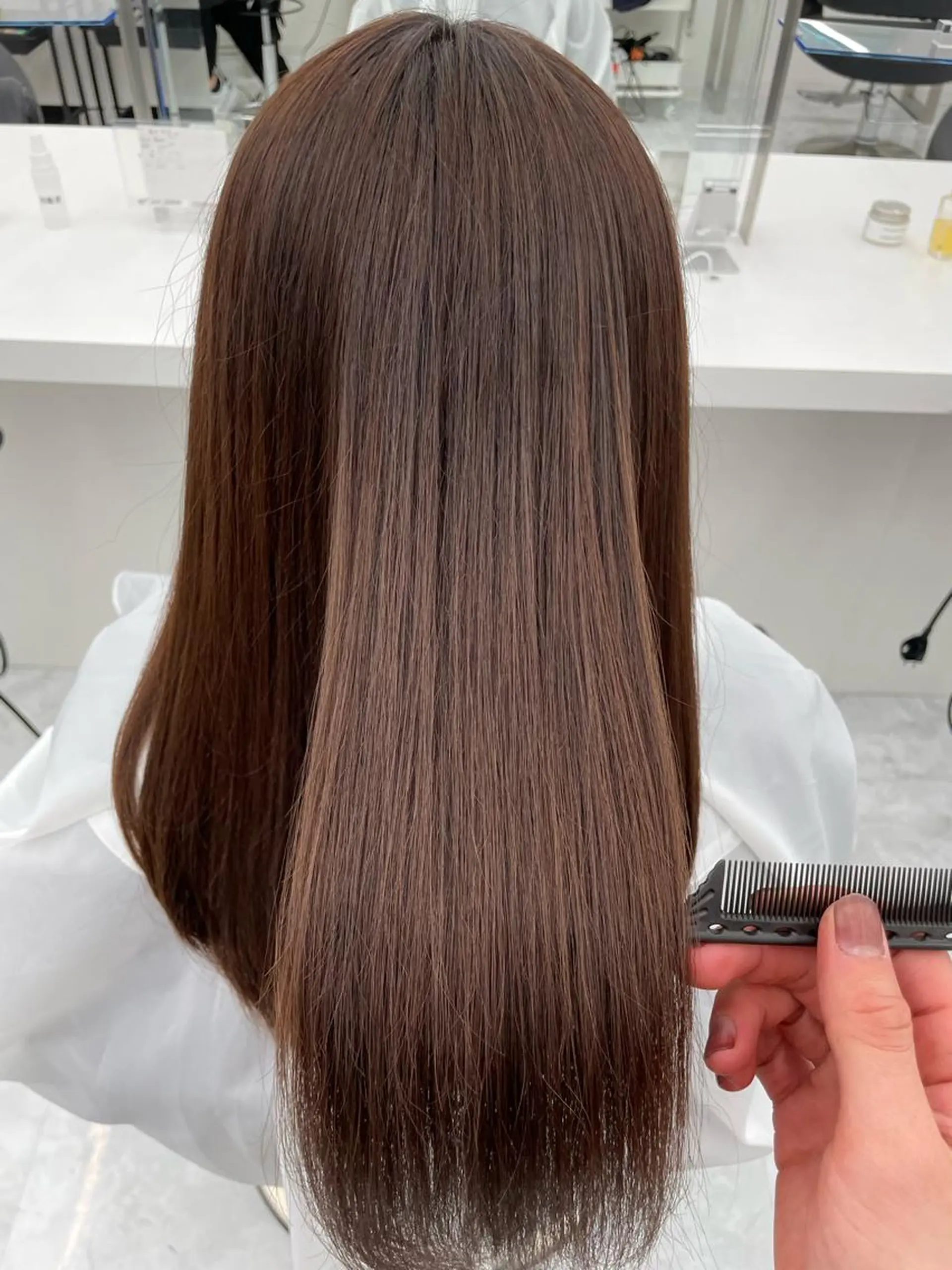 セミロング カラー カット トリートメント 透明感・トレンドヘア 🫧SENDAI🫧のヘアスタイル