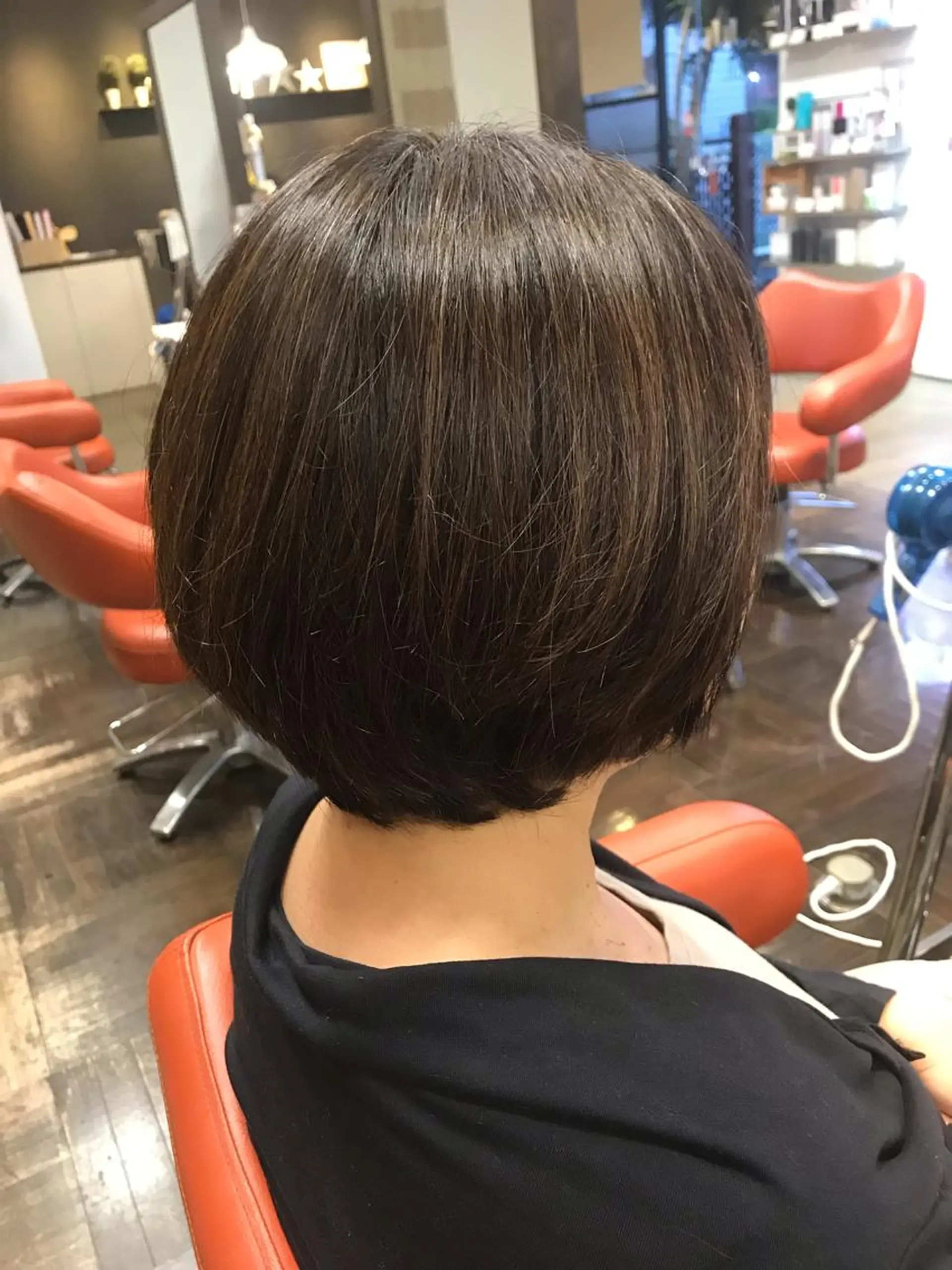 ショート カラー ショートボブ 丸みショート ボブ ショートヘア カット ヘアカラー トリートメント デザインカラー🌈 高木リョウのヘアスタイル