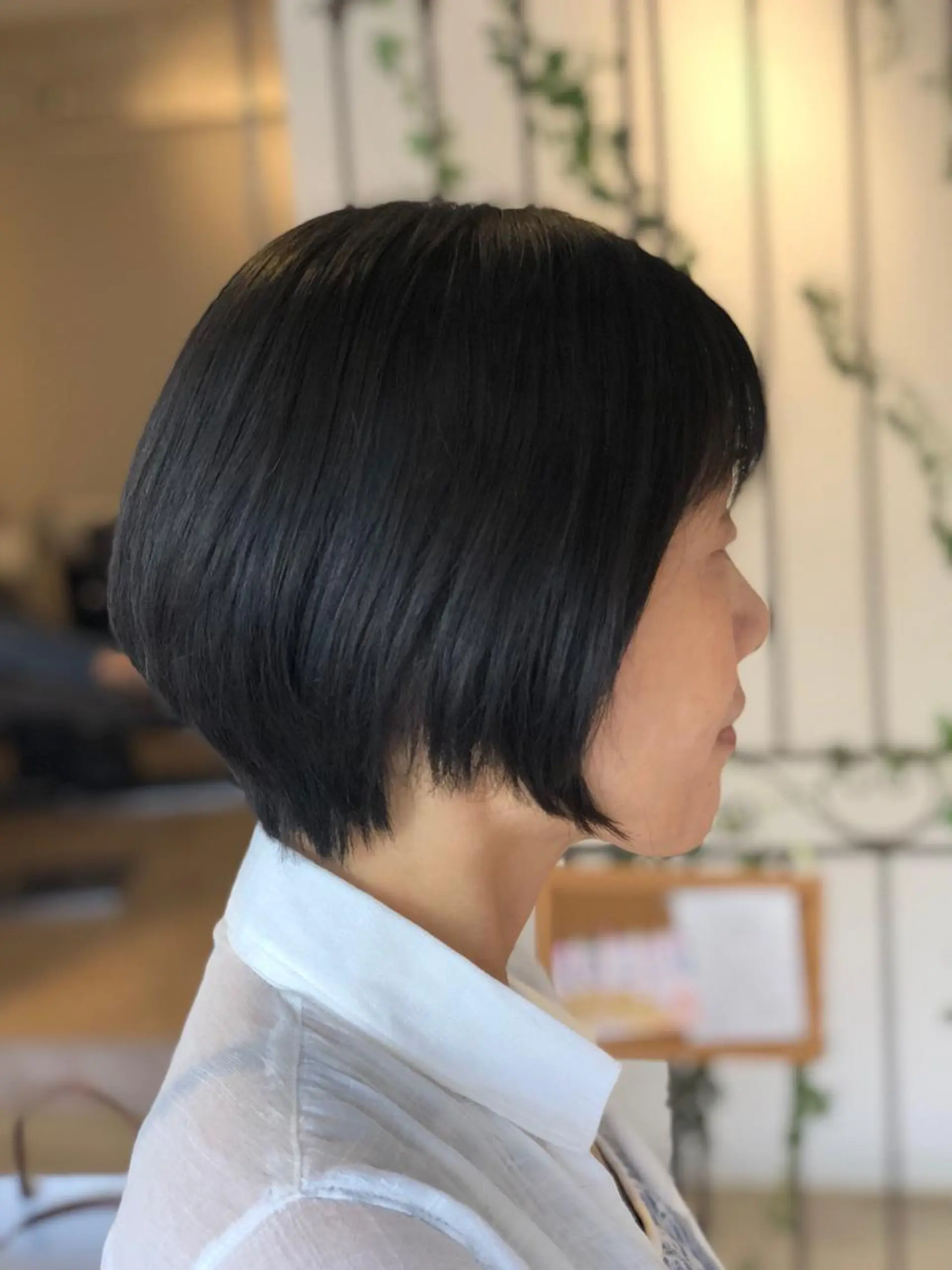 ショート 顔周りデザイン/ ママ美容師/濱ほのかのヘアスタイル