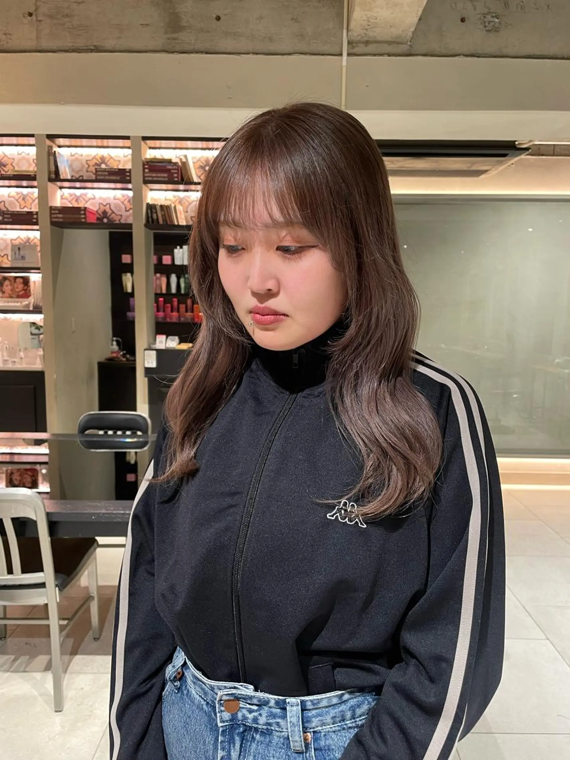 ロング カラー ベージュカラー ラベンダーカラー ラベンダーベージュ ショートカット募集中 /NAGISAのヘアスタイル