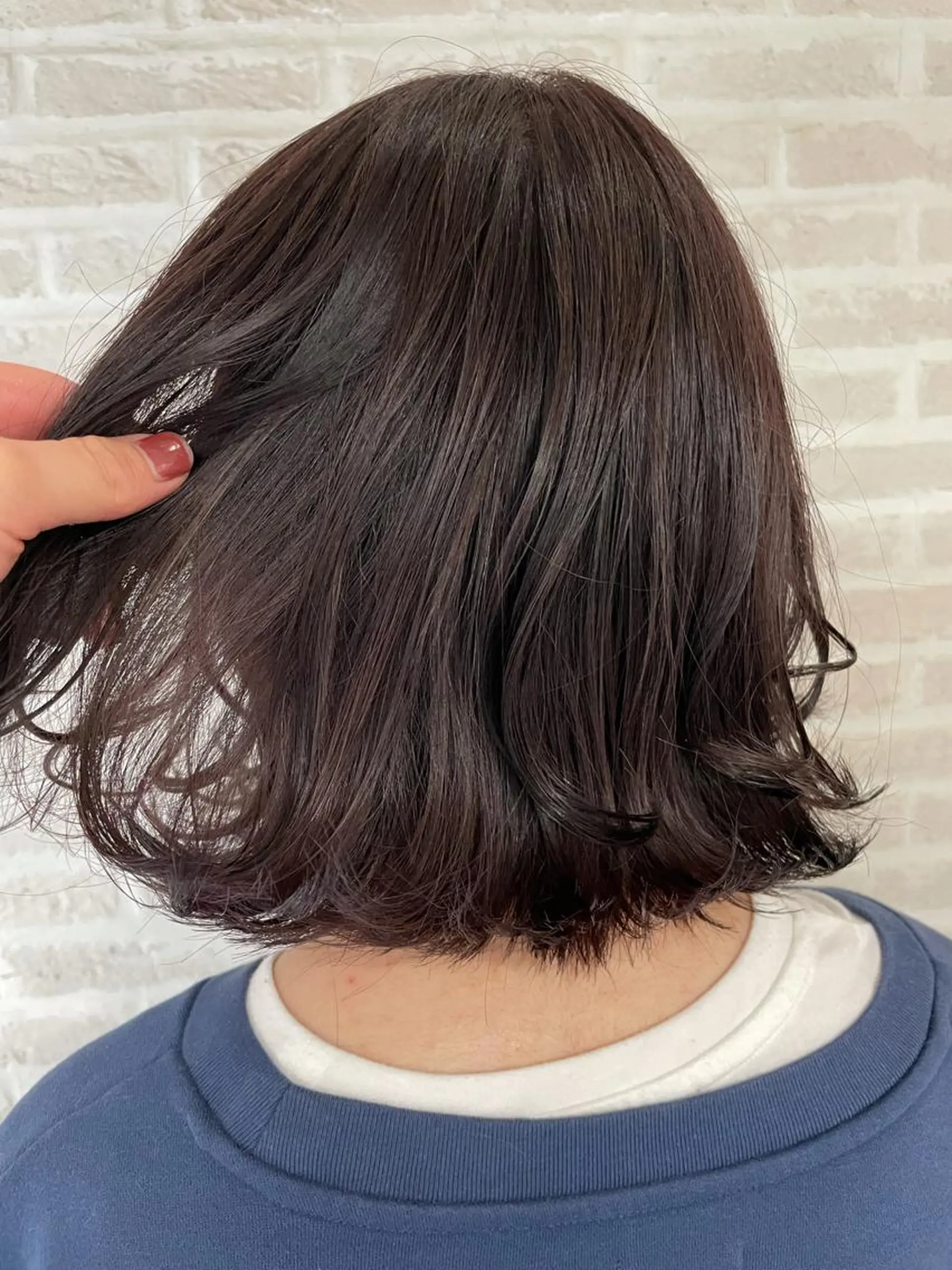 ミディアム パープルカラー ♡Eleanor大宮 aya♡のヘアスタイル