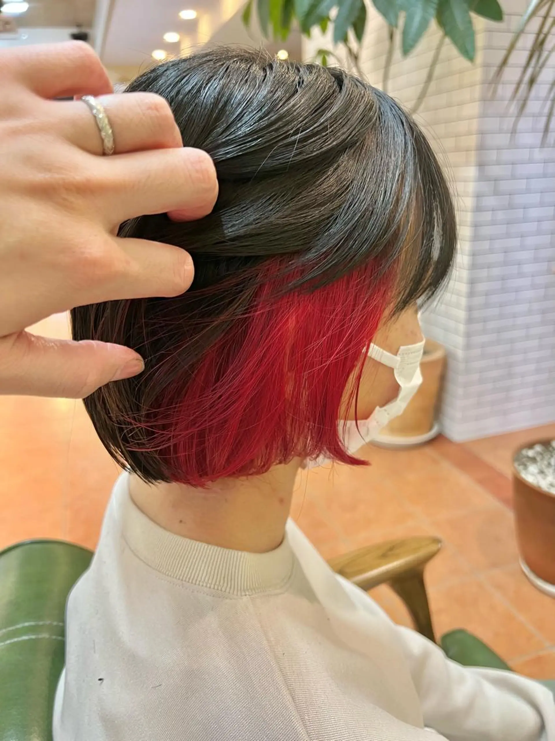 カラー ヘアカラー トリートメント 石井 佑樹のヘアスタイル